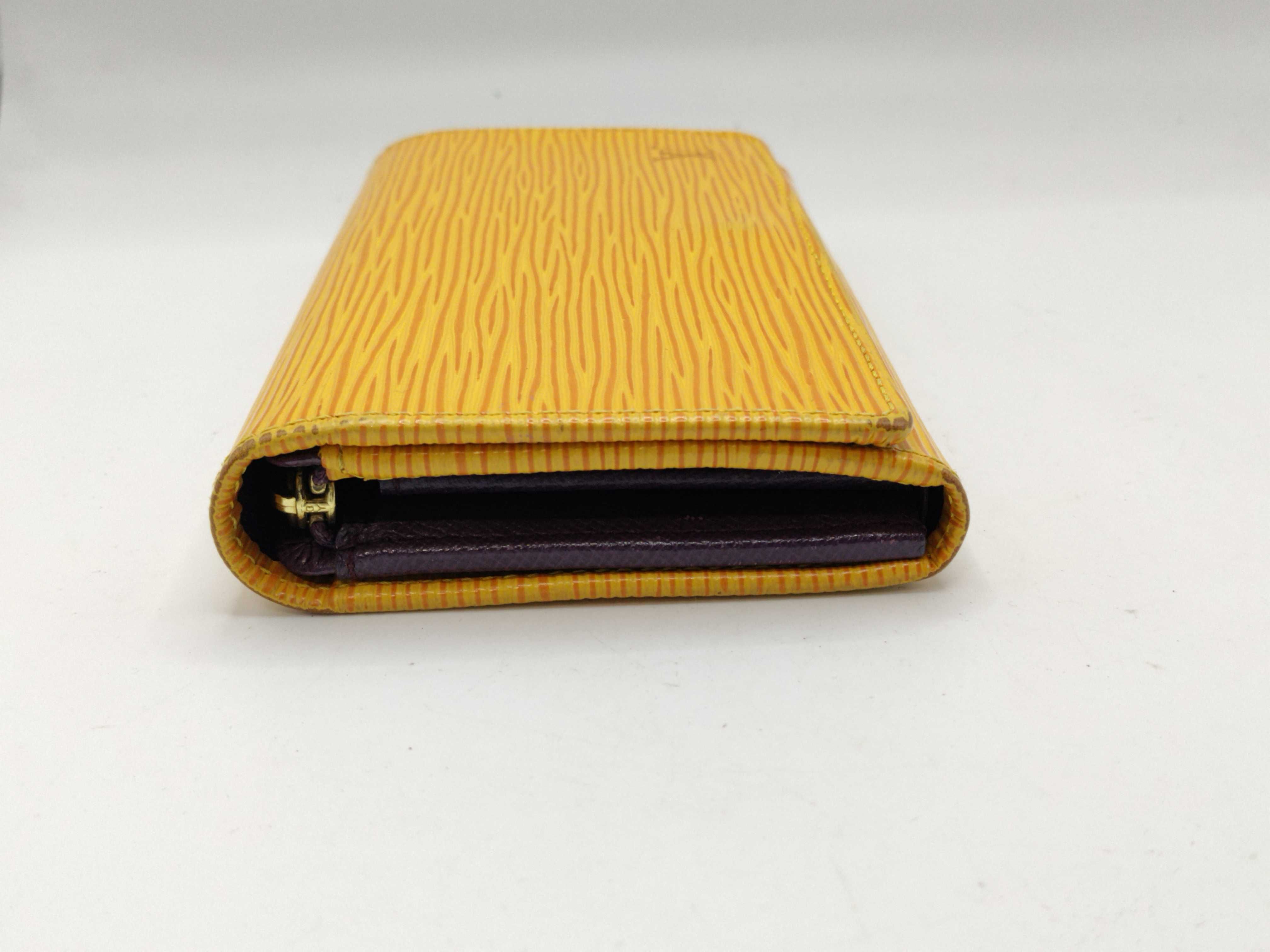 Epi Bi-fold Wallet, Yellow — view 4