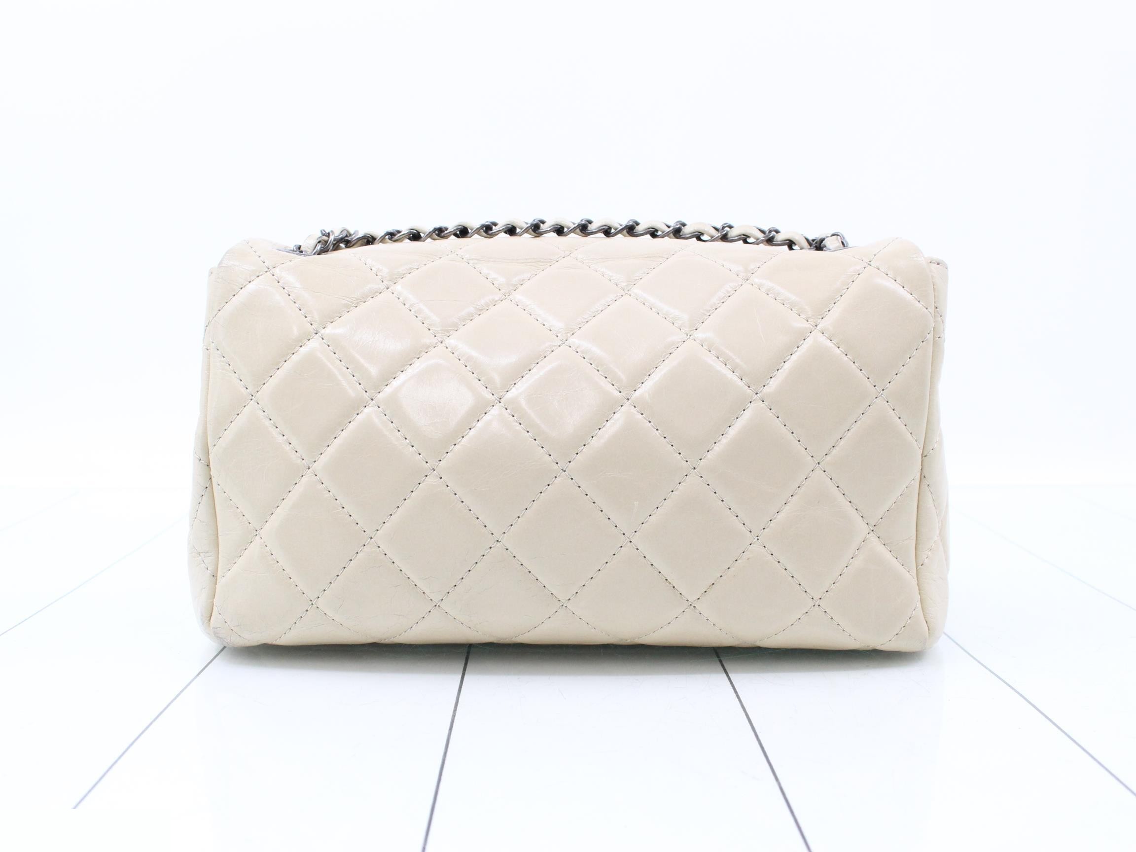 Matelassé Leather Double Shoulder Bag — view 2