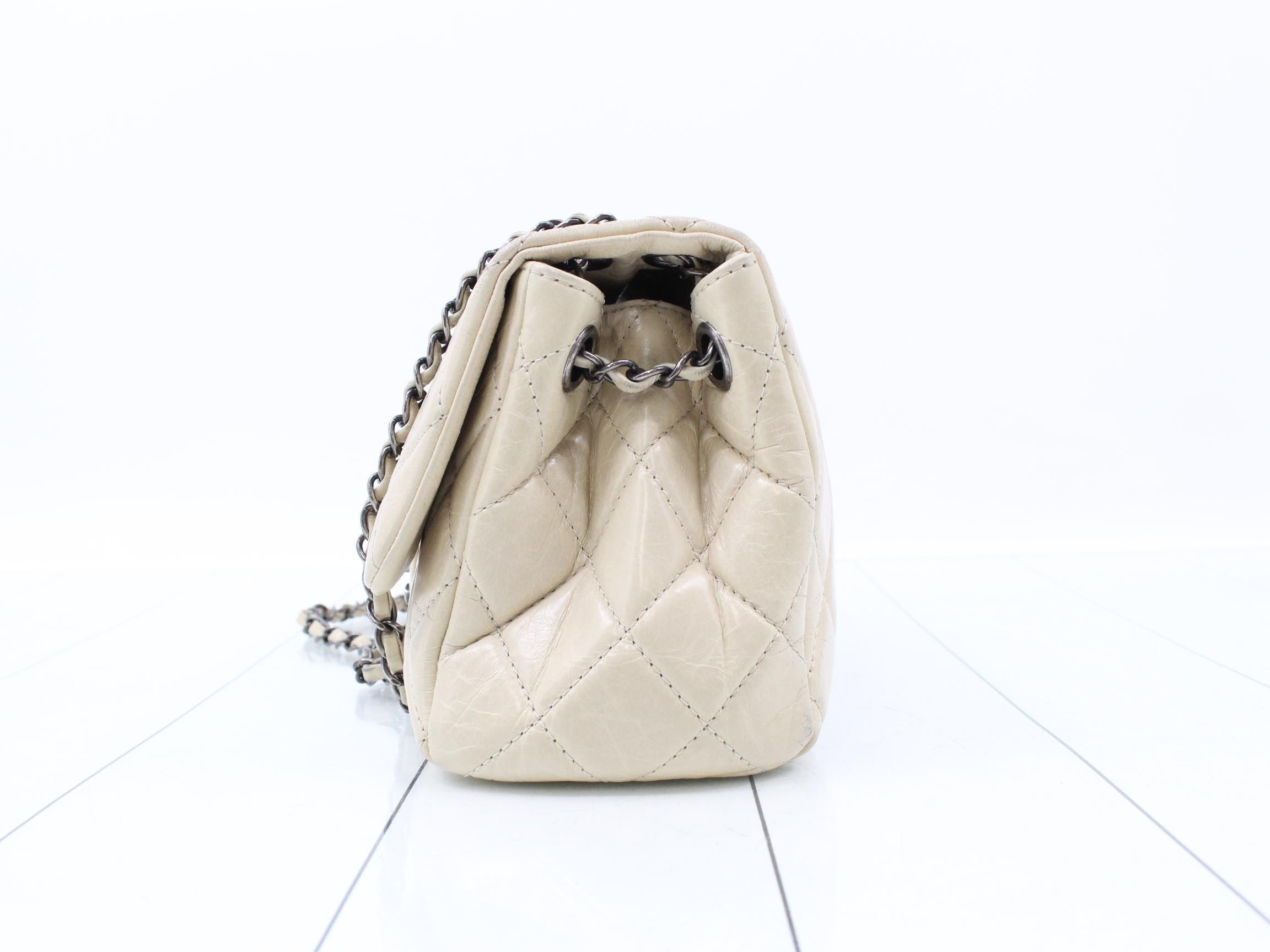 Matelassé Leather Double Shoulder Bag — view 3
