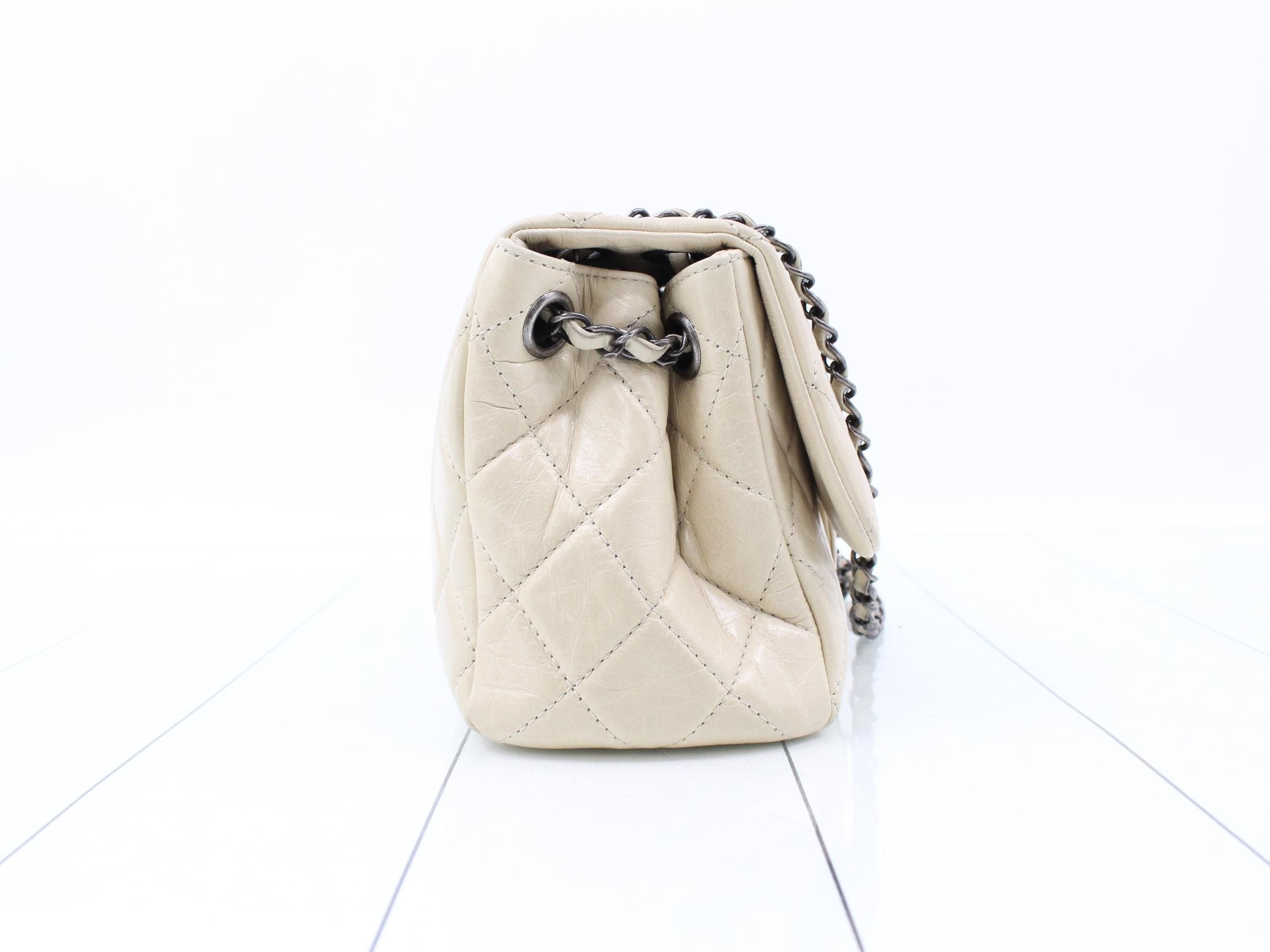 Matelassé Leather Double Shoulder Bag — view 4