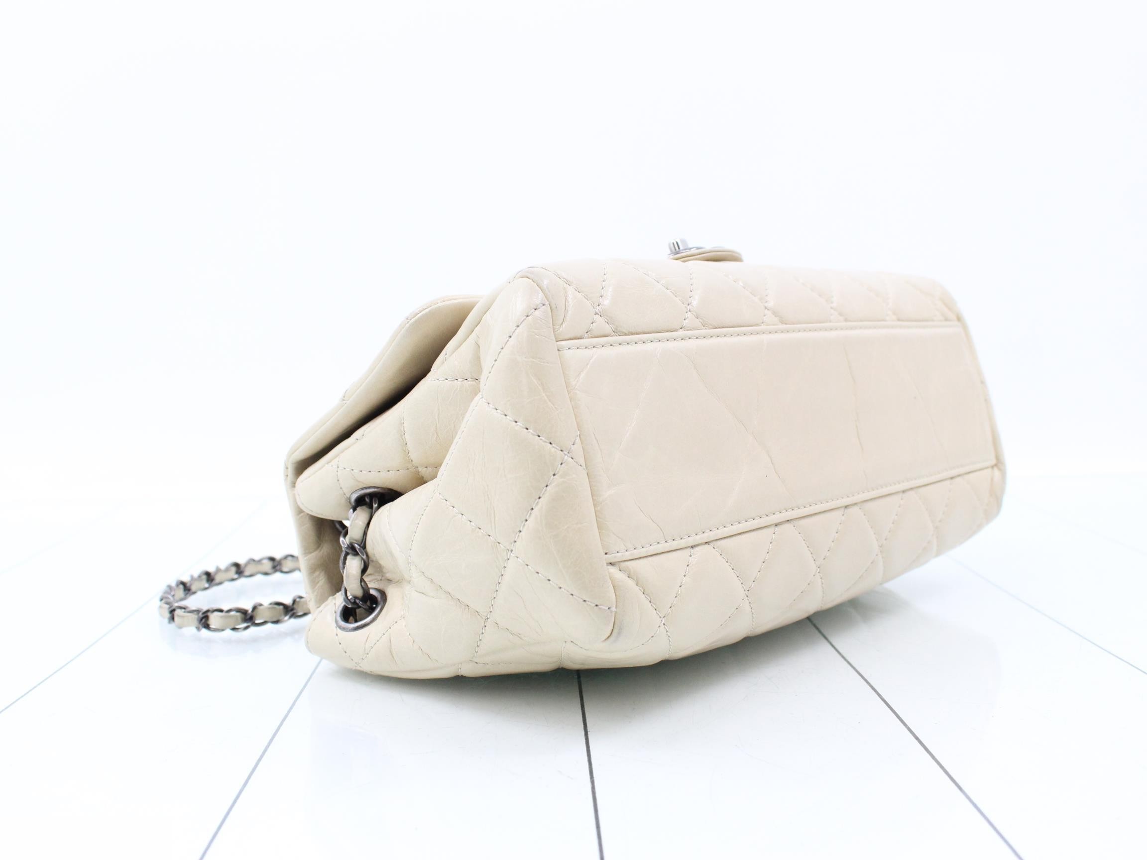 Matelassé Leather Double Shoulder Bag — view 5