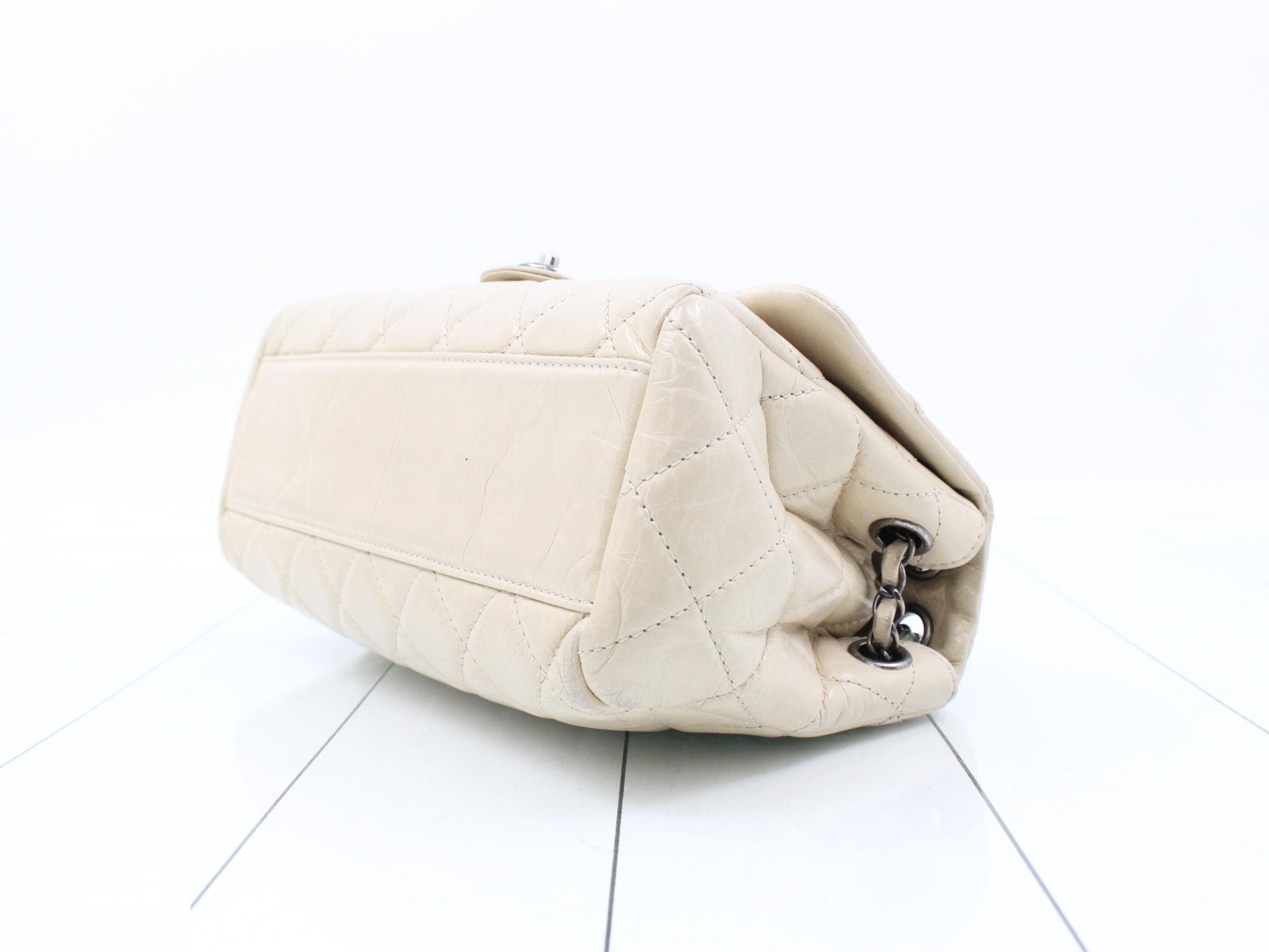 Matelassé Leather Double Shoulder Bag — view 6