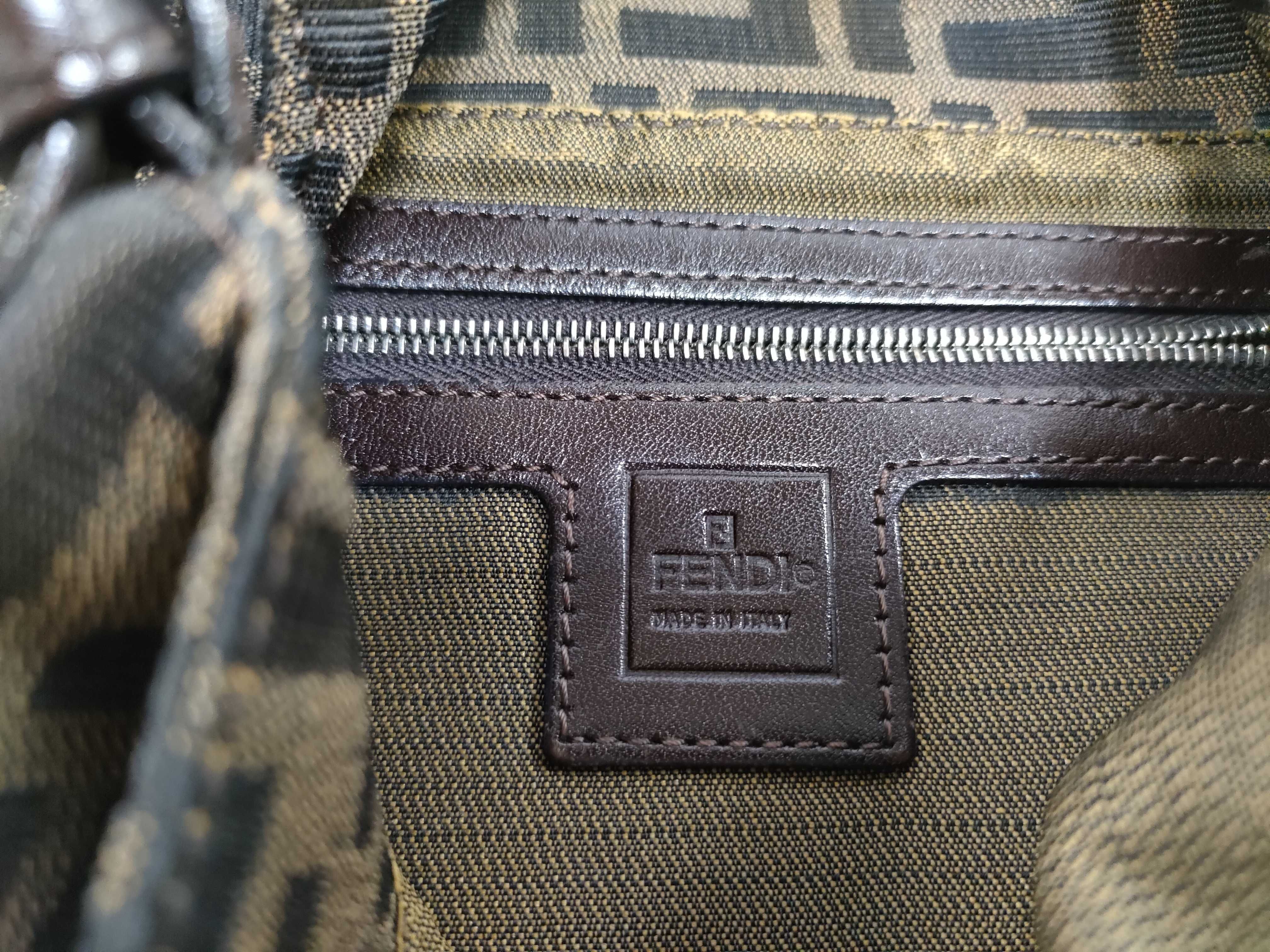 Zucca pattern Fendi Zucca shoulder bag — view 9