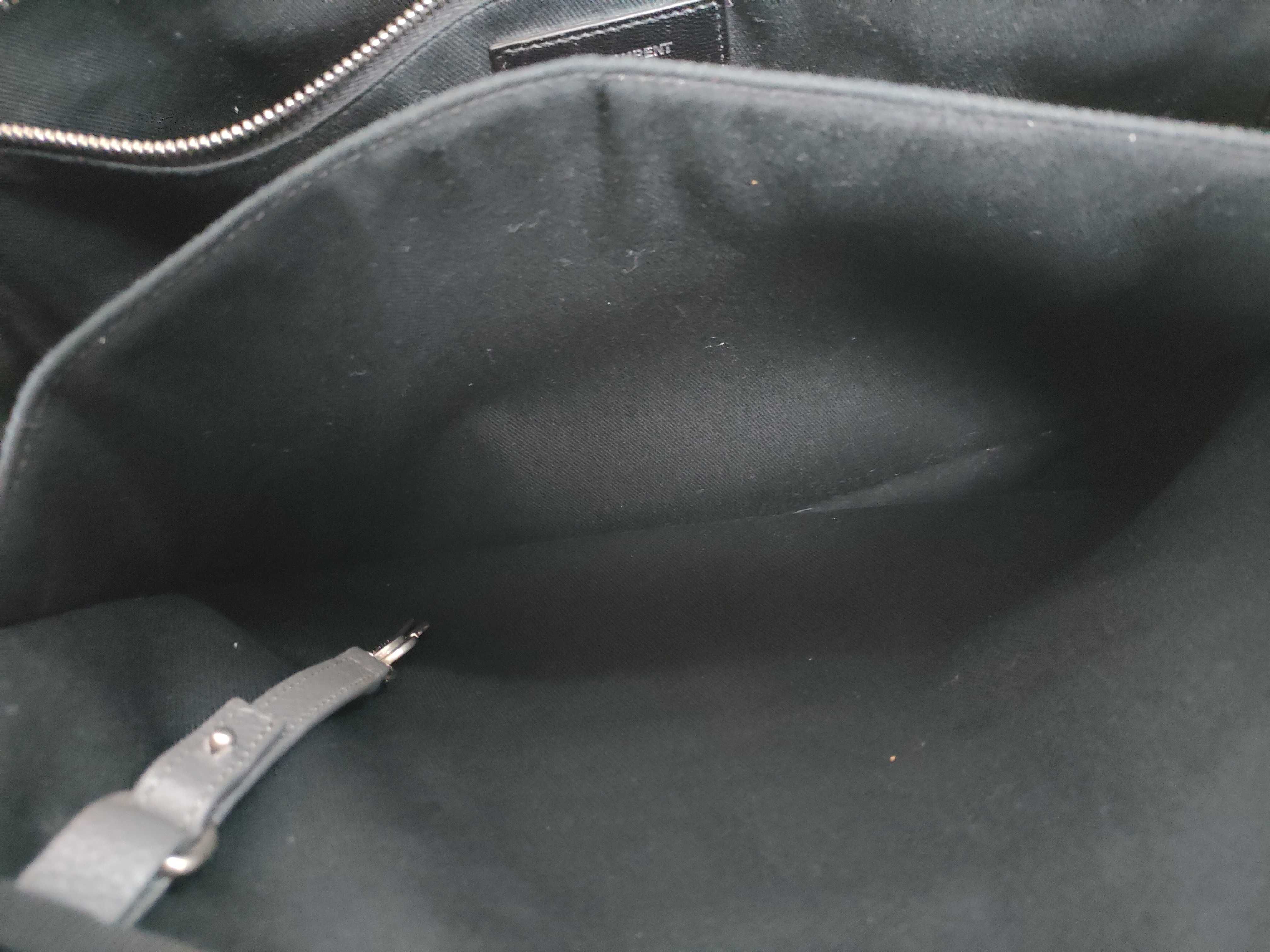 Sac de Jour Souple Leather Business Bag, Gray, 480586 (Business Bag) — view 13