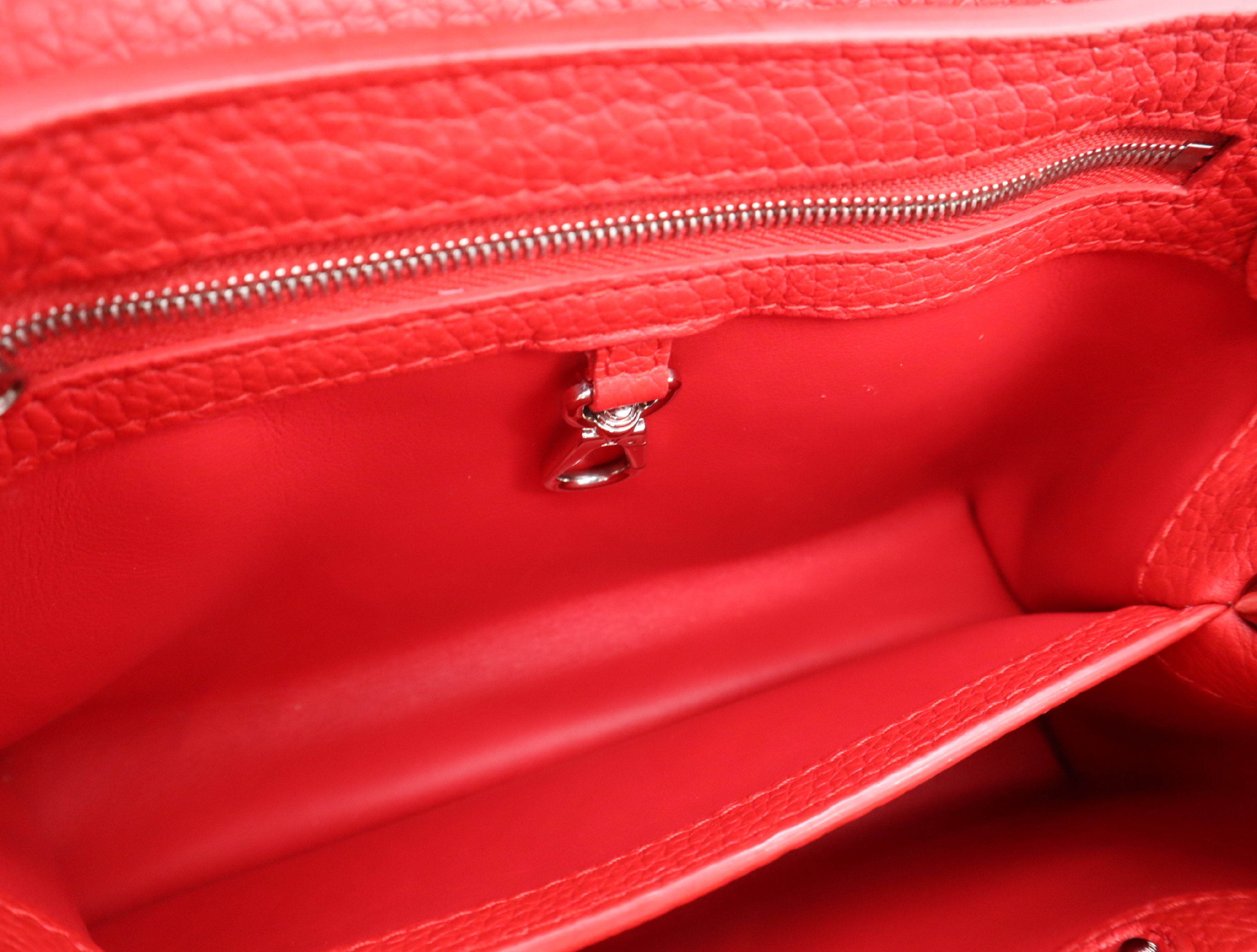 M94754 Parnasséa Capucines BB Ruby Handbag with Shoulder Strap — view 13