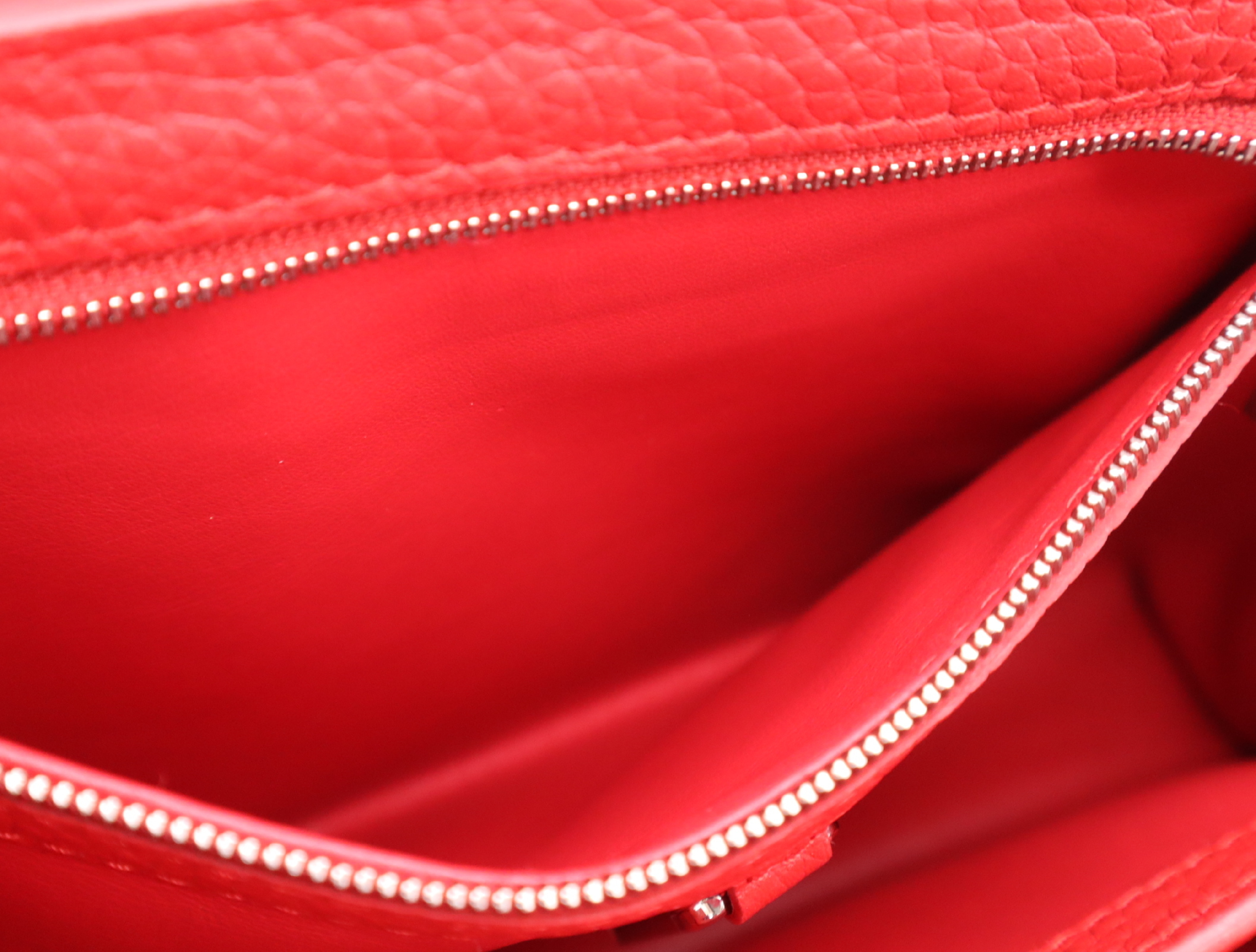 M94754 Parnasséa Capucines BB Ruby Handbag with Shoulder Strap — view 14
