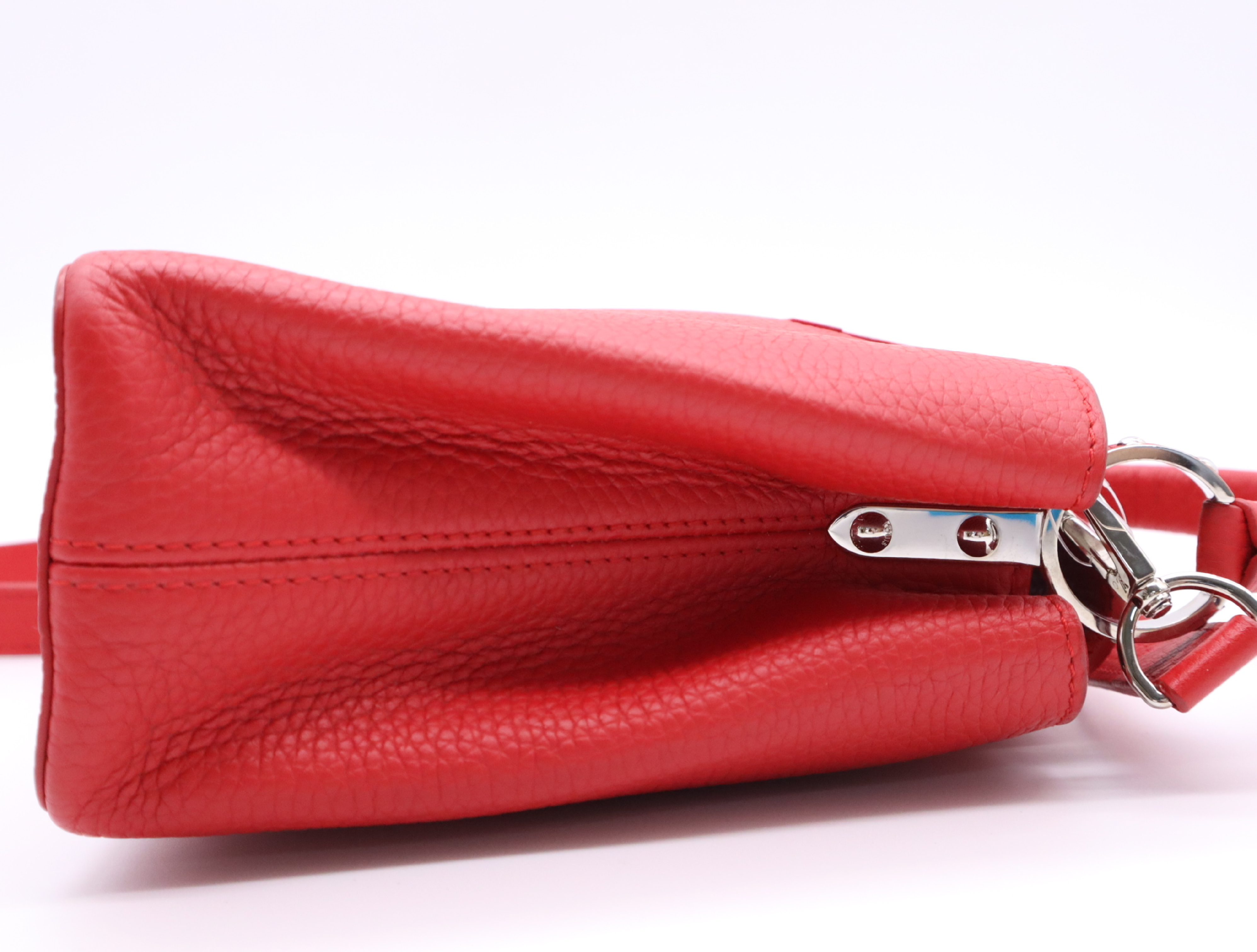 M94754 Parnasséa Capucines BB Ruby Handbag with Shoulder Strap — view 5