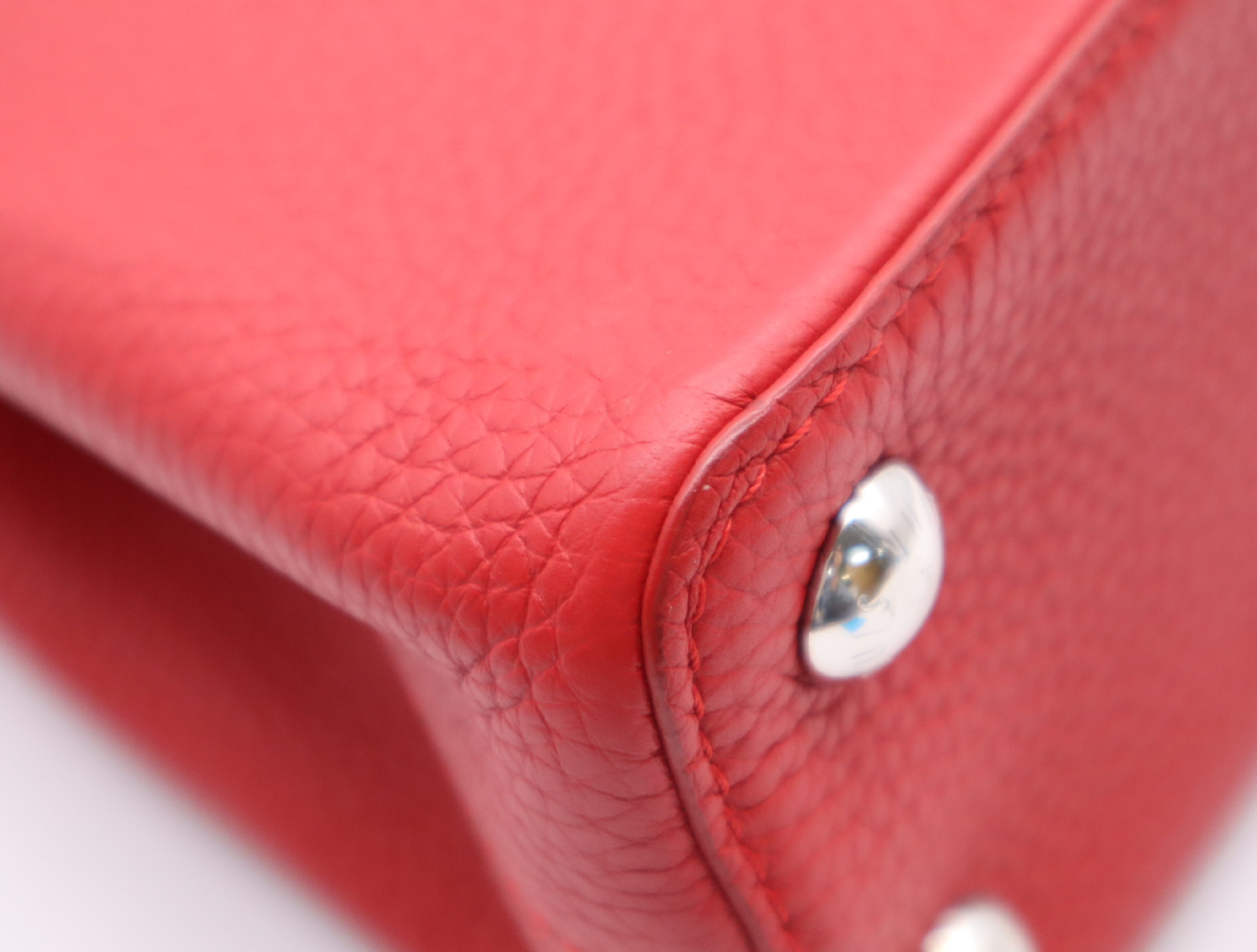 M94754 Parnasséa Capucines BB Ruby Handbag with Shoulder Strap — view 6