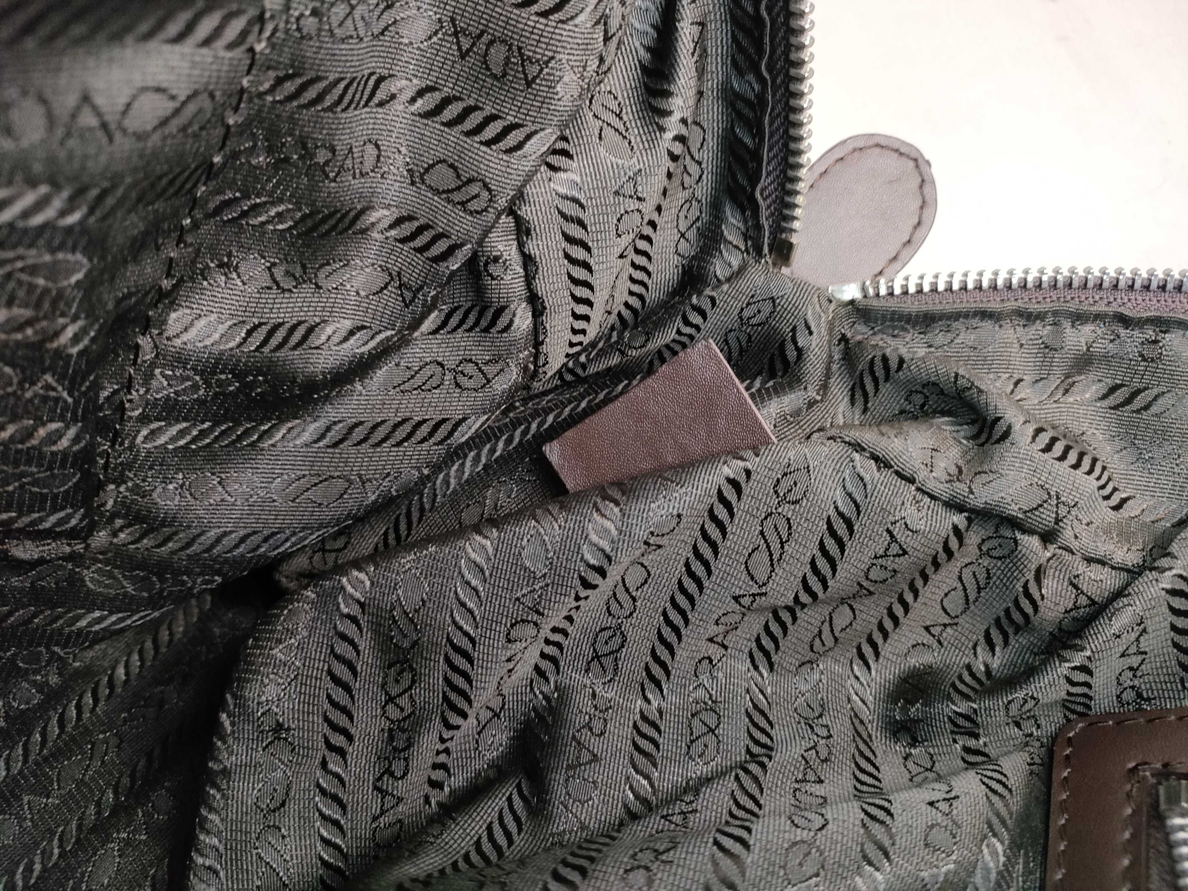 Nylon Prada Gathered 2-Way Shoulder Bag Handbag Leather Nylon Handbag — view 10