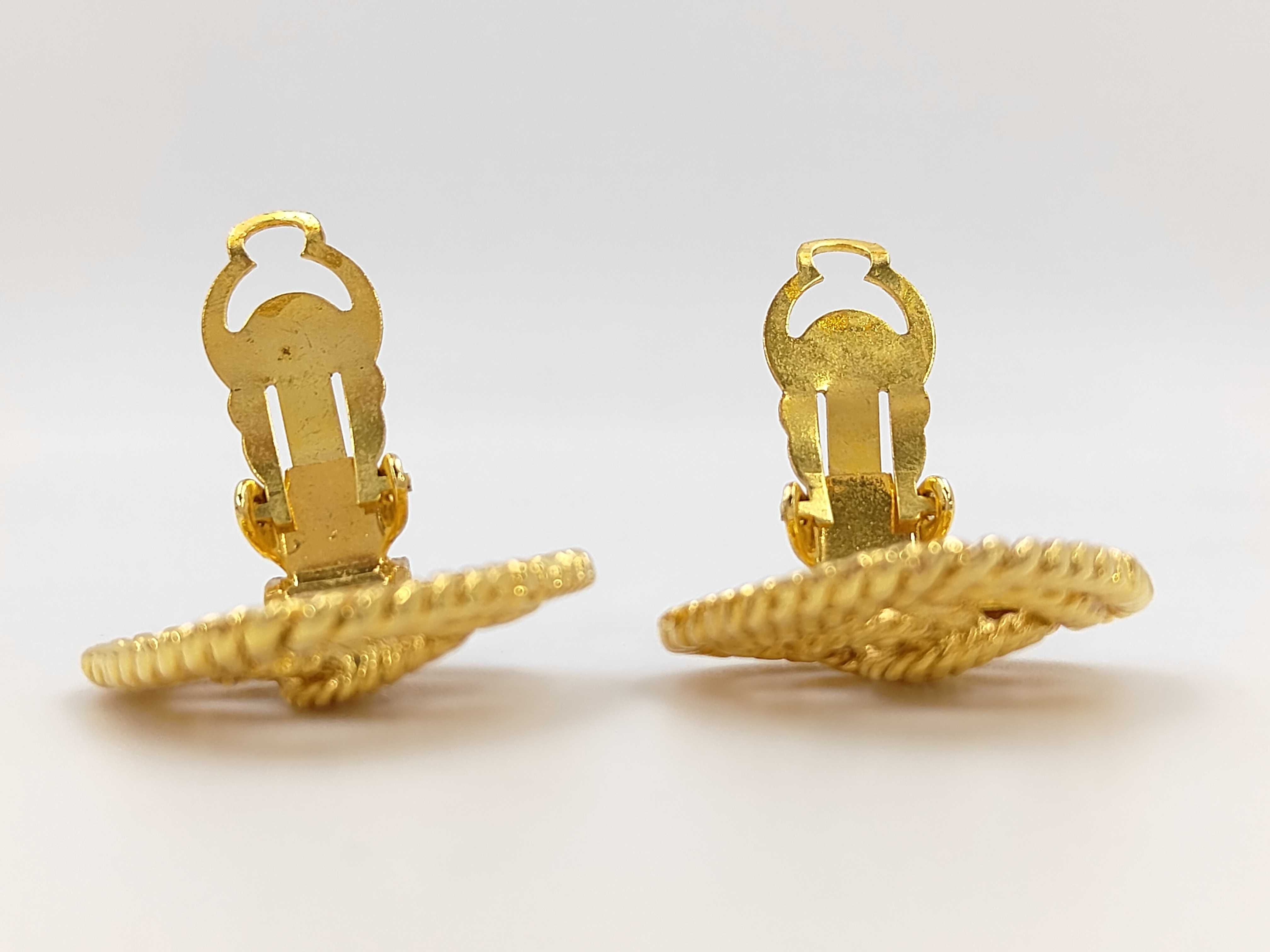 earrings, gold earrings — view 4