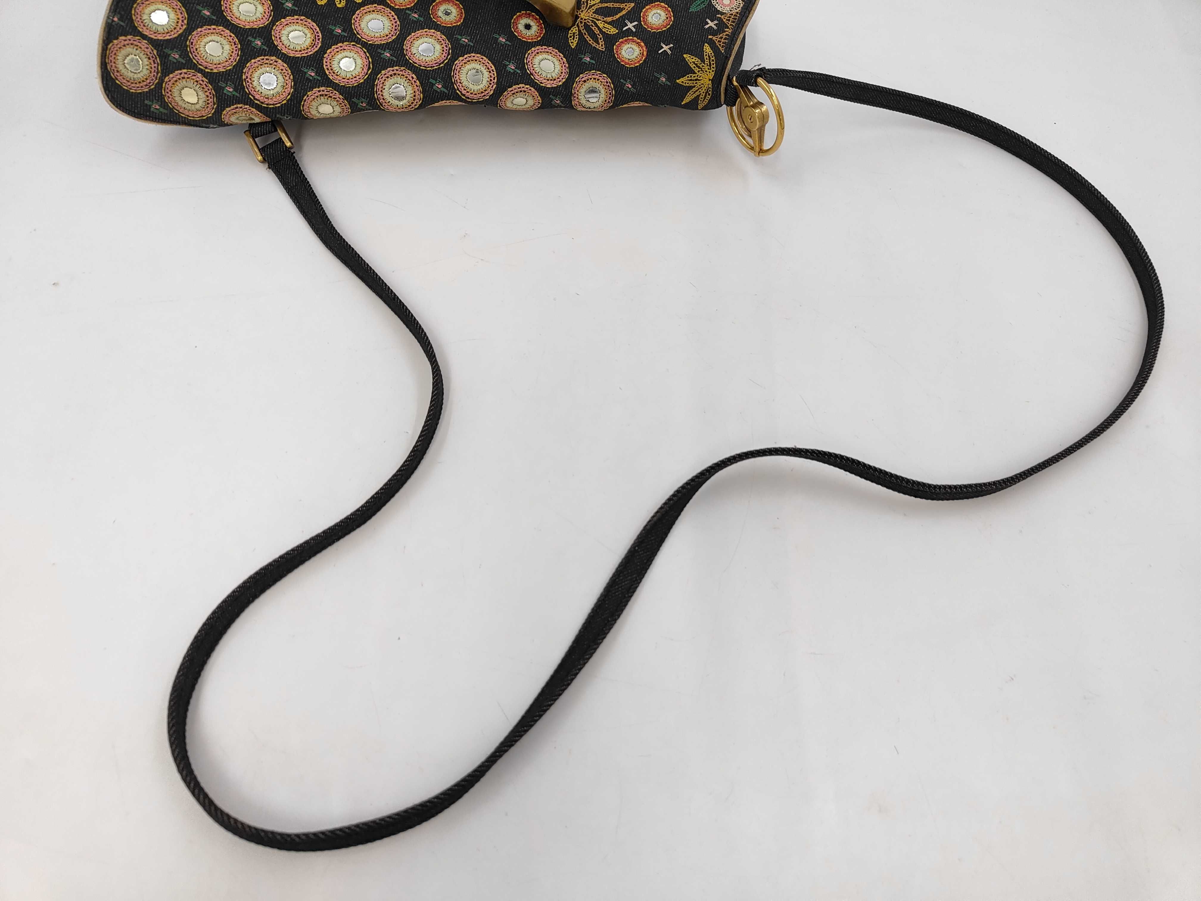 Montaigne Chris 1947 Denim Multicolor Shoulder Bag — view 3