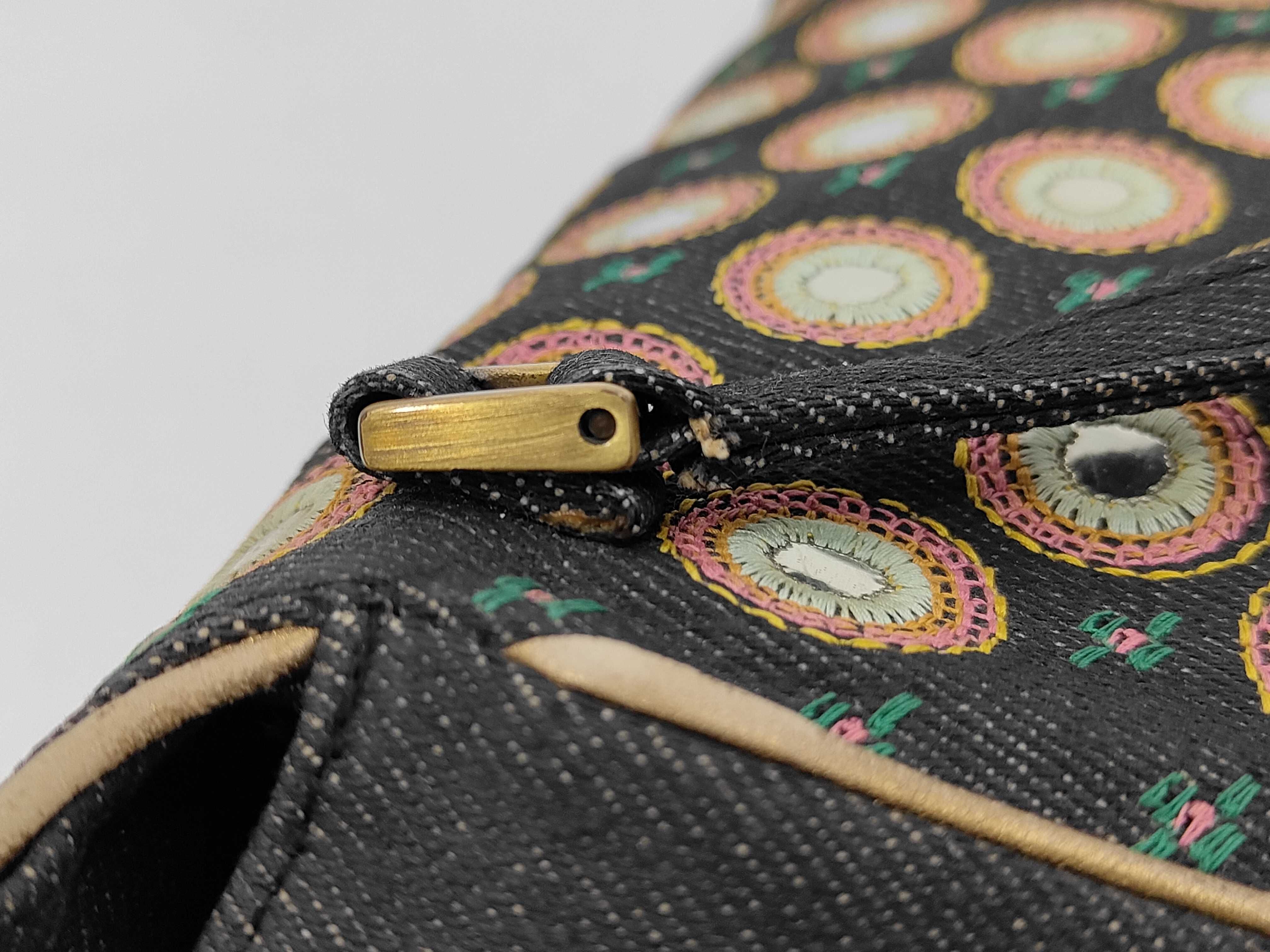 Montaigne Chris 1947 Denim Multicolor Shoulder Bag — view 5