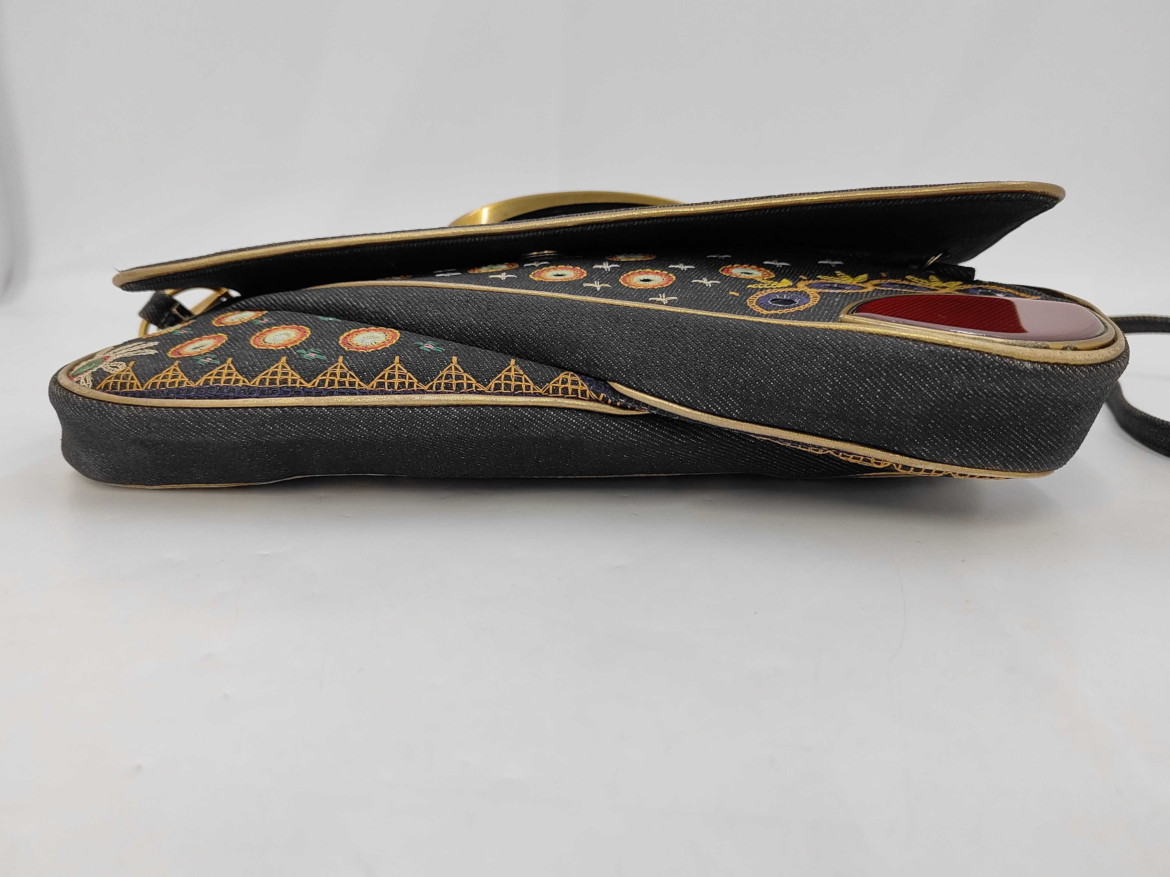 Montaigne Chris 1947 Denim Multicolor Shoulder Bag — view 6