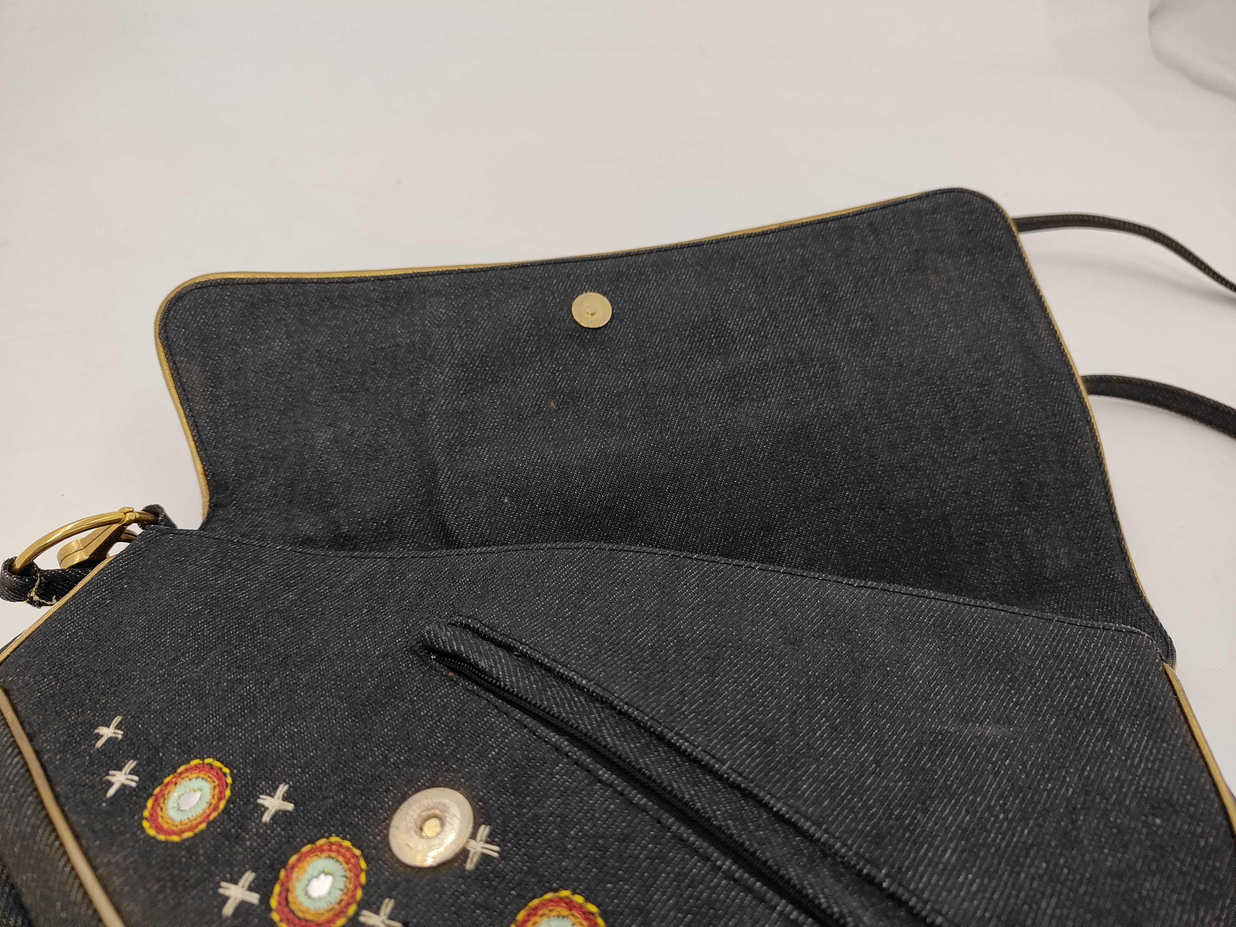 Montaigne Chris 1947 Denim Multicolor Shoulder Bag — view 8