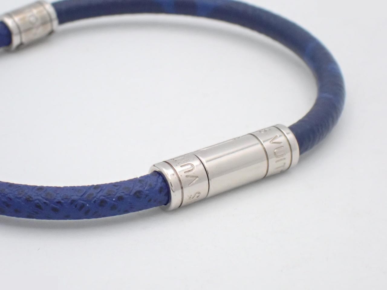 Taiga (accessories) - Bracelet/Bangle (leather/fabric) - Wrist circumference approximately 20cm — view 3