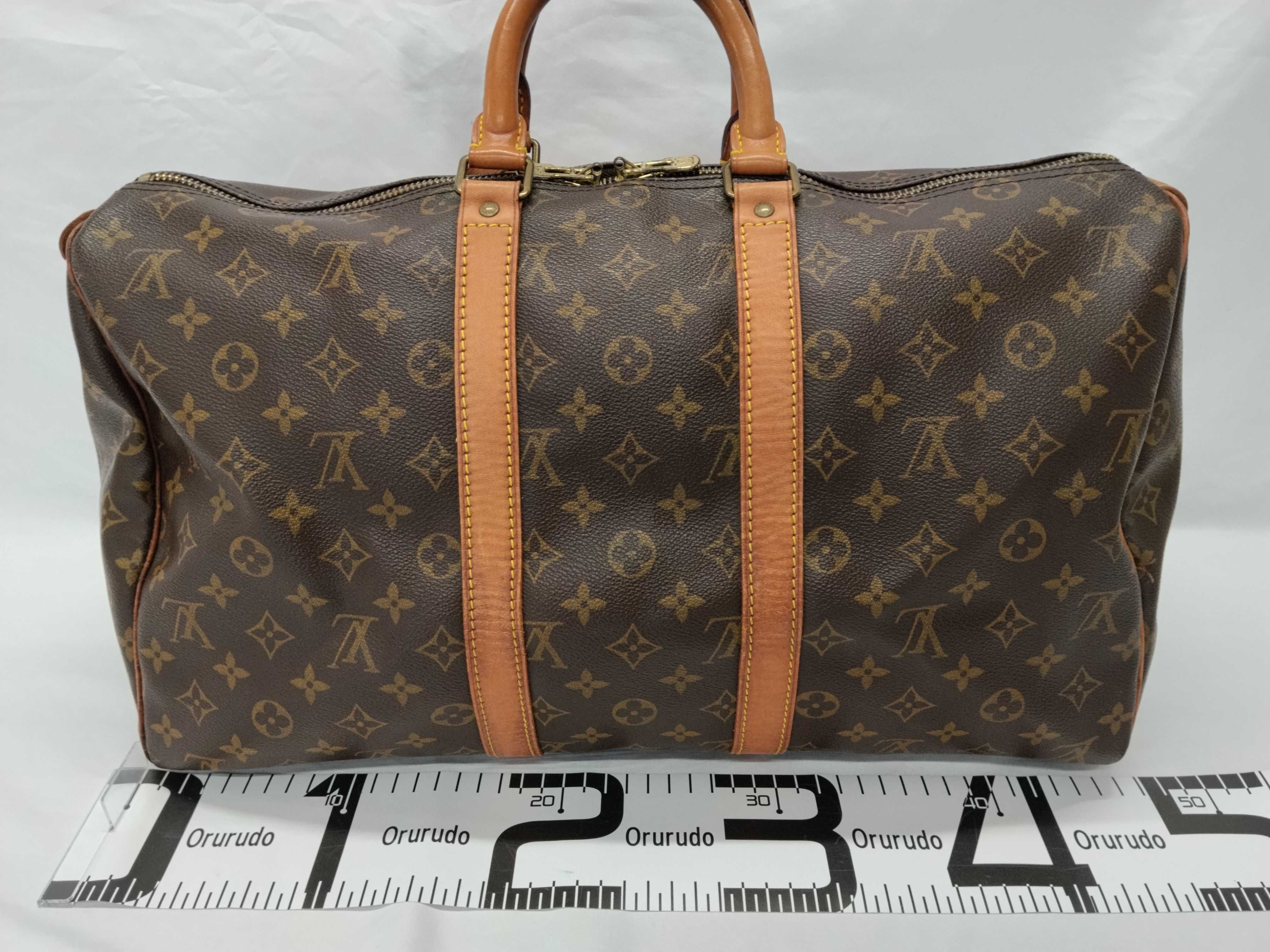 Monogram Keepall 45 M41428 VI884 Brown Boston Bag — view 2