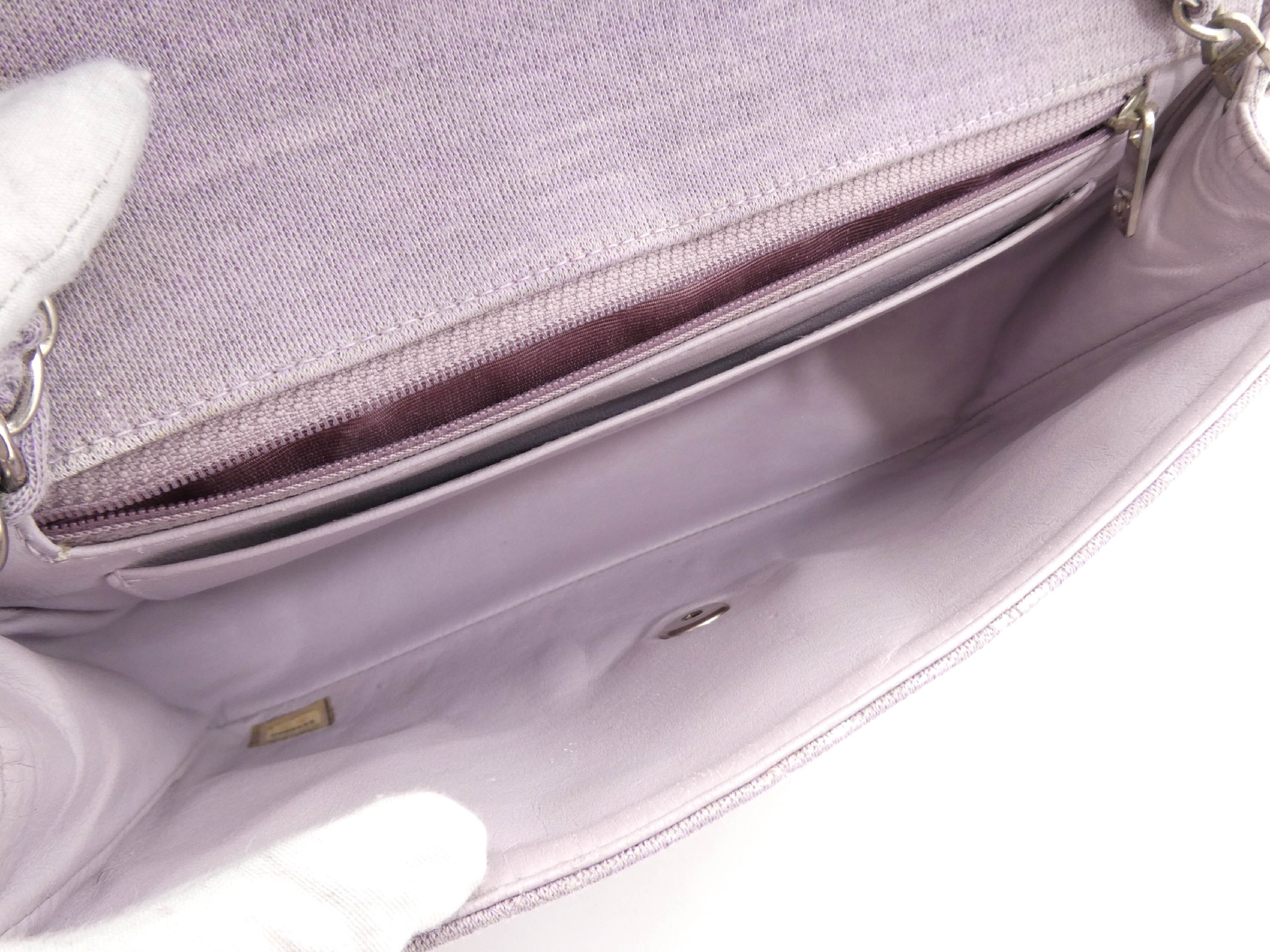 Matelassé Cotton Coco Mark Turnlock Chain Shoulder Bag — view 7