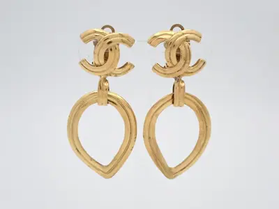 Coco Mark Gold Earrings