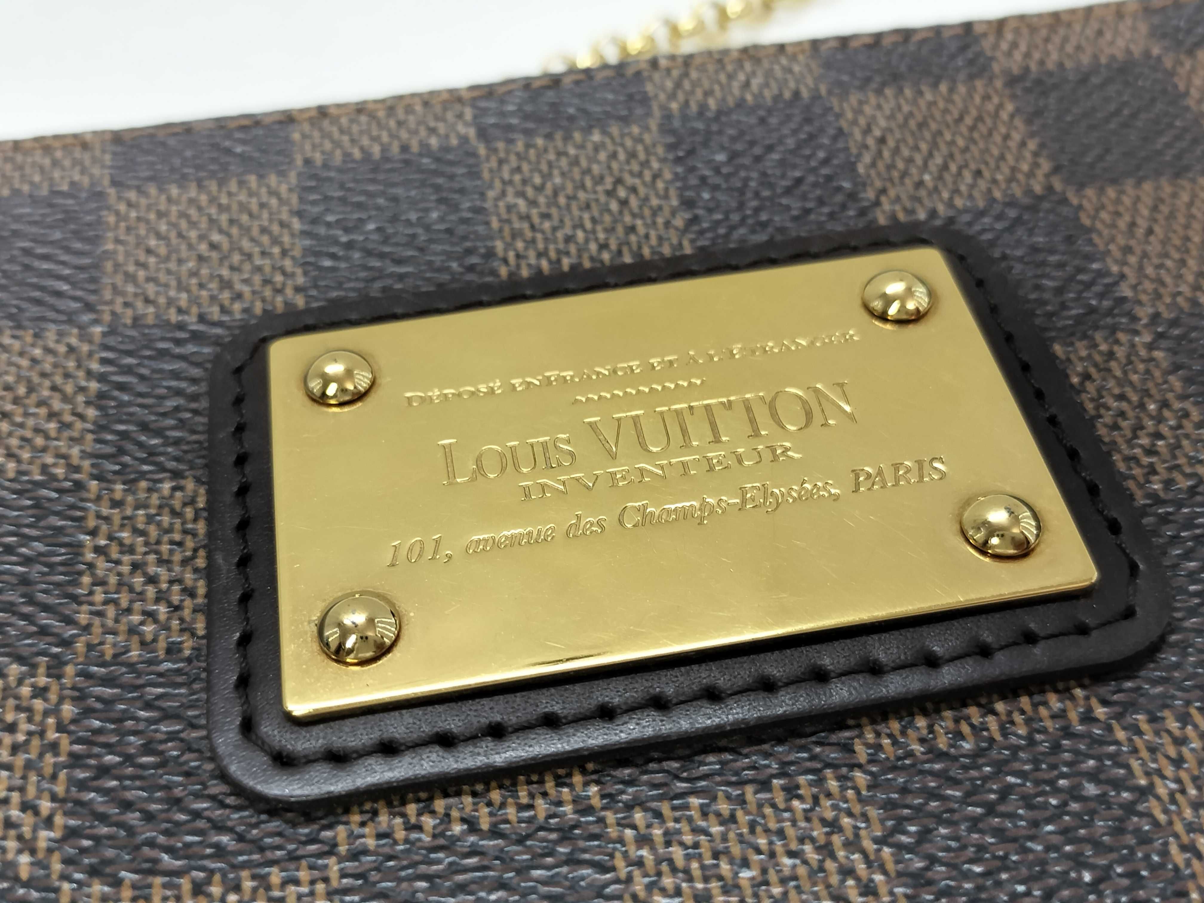 Damier SG- Damier Eva N55213 DU4078 Brown Pouch — view 14