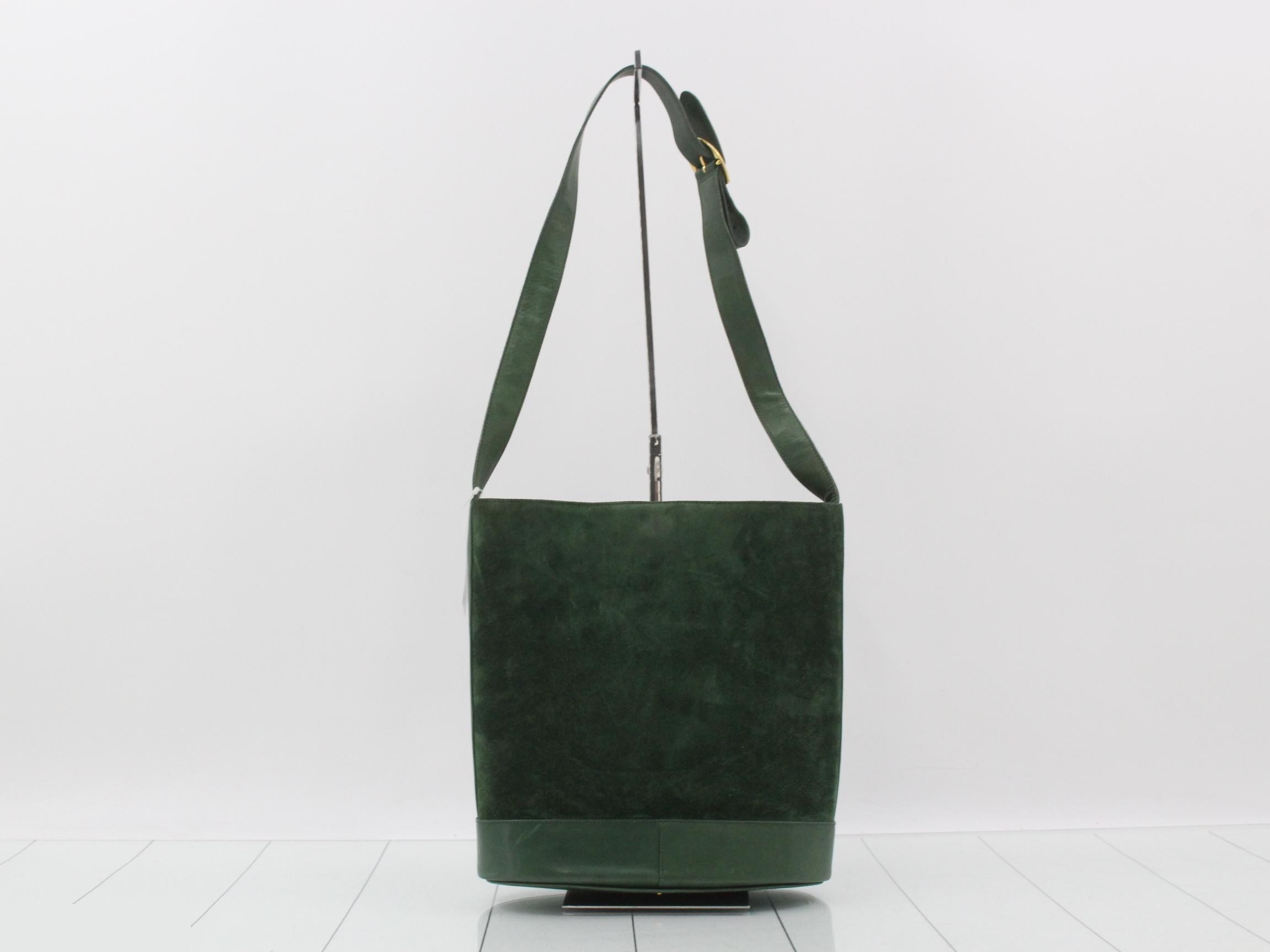 Horsebit Suede Shoulder Bag — view 2