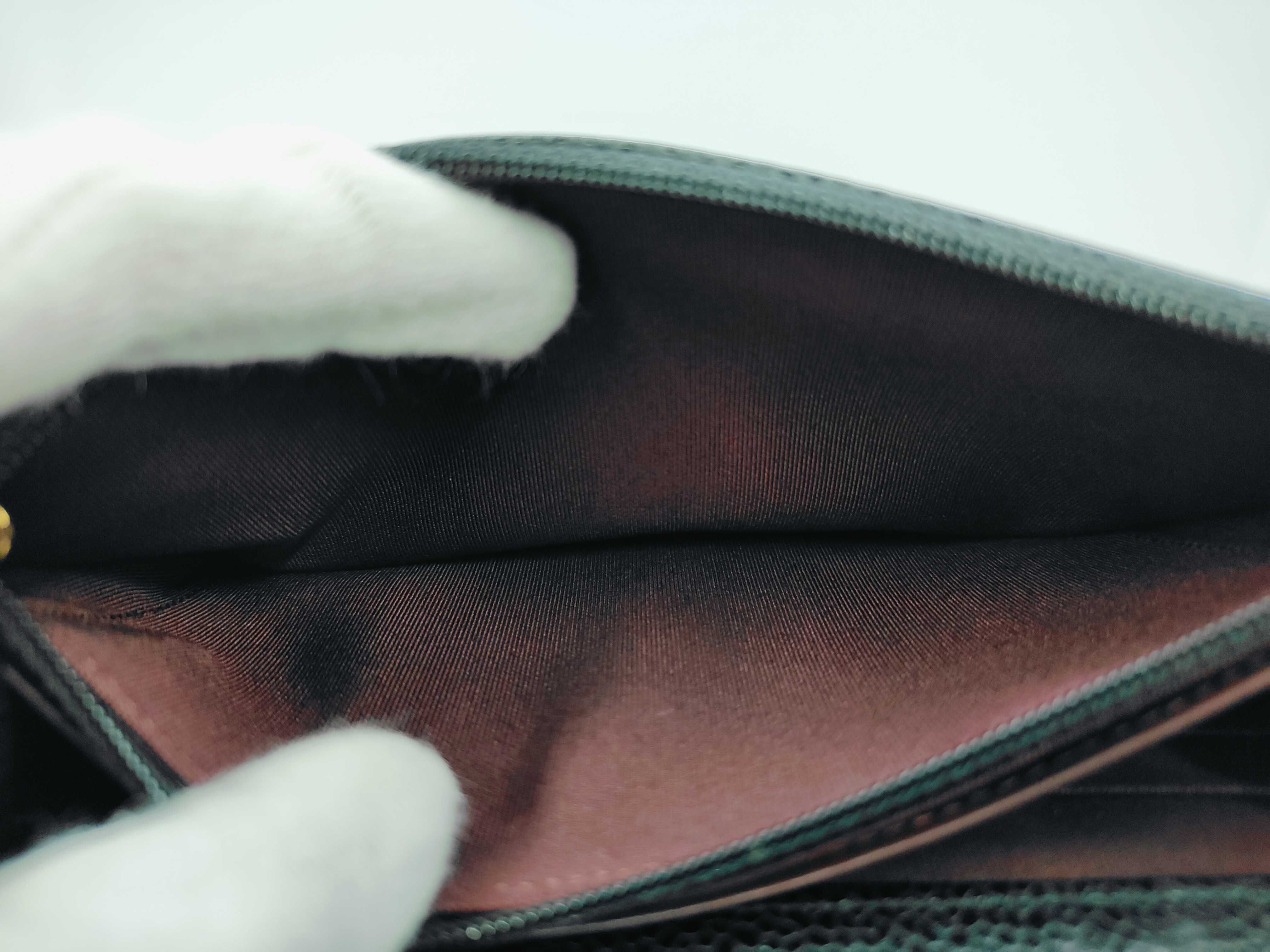 WOC Black Quilted Caviar Skin Shoulder Bag — view 9