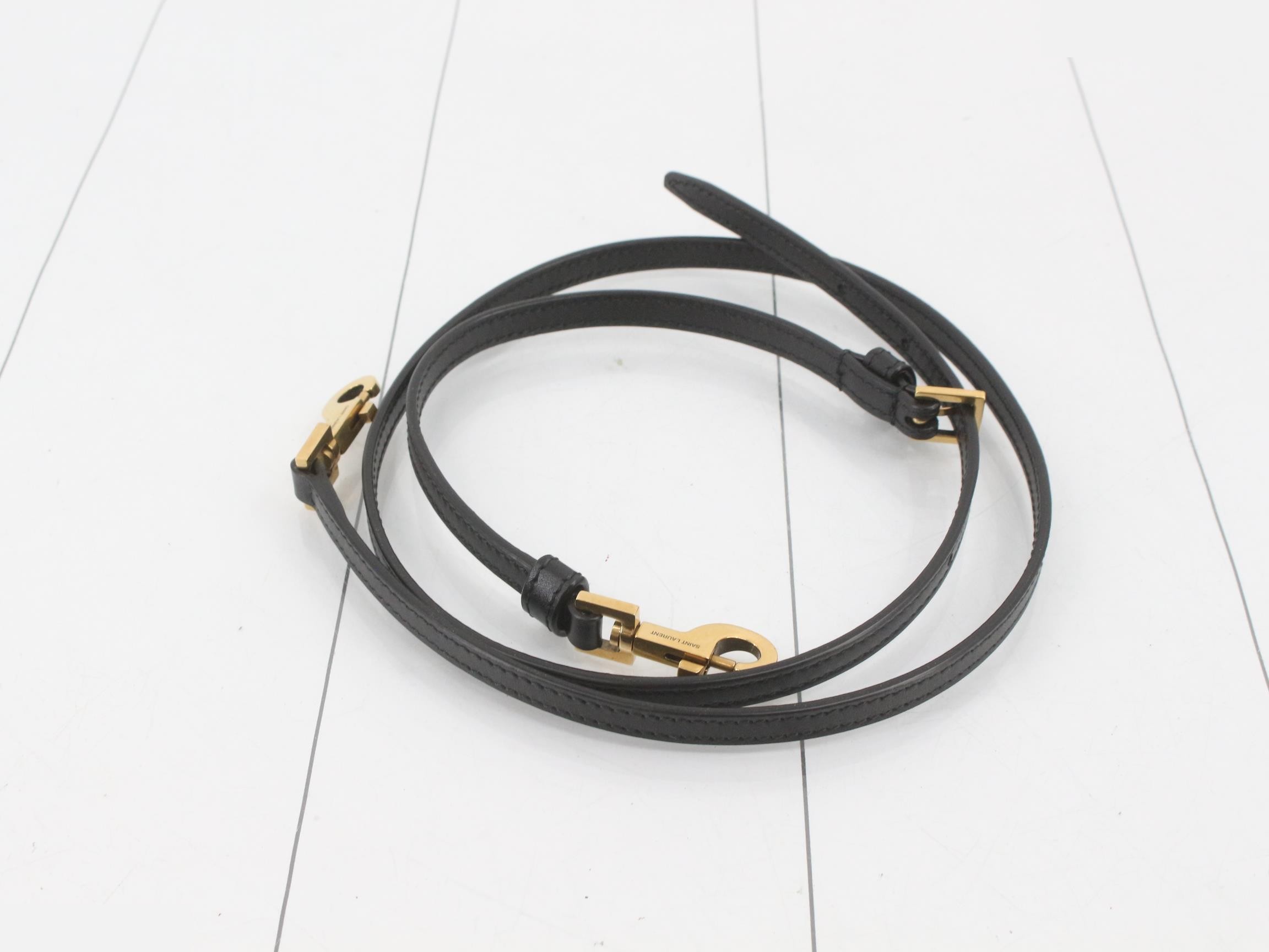 Mini Bucket Bag, Black Leather — view 7
