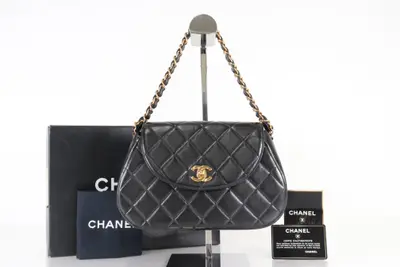 Turnlock Lambskin Double Chain Handbag (Serial No. 4)