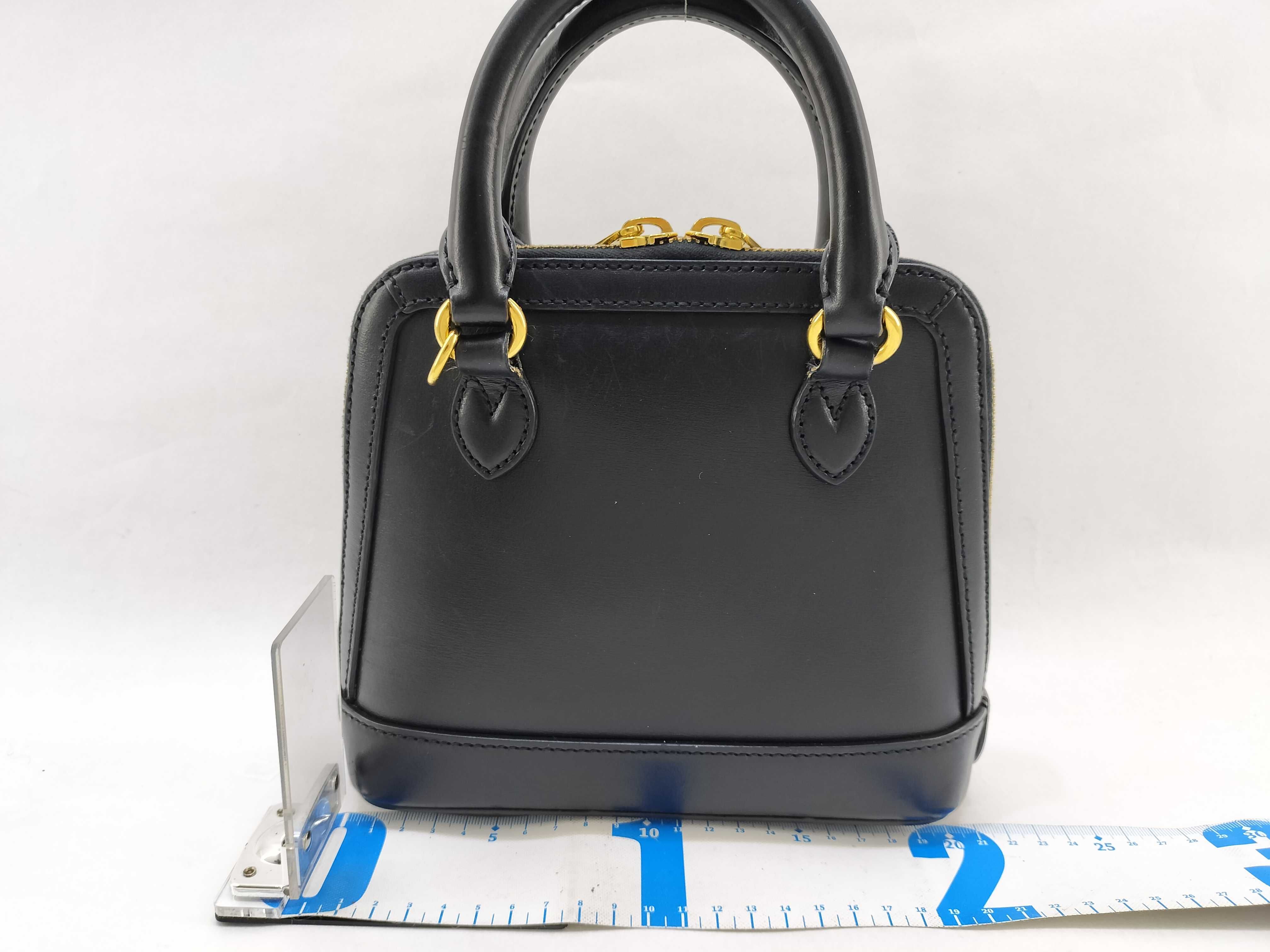 Horsebit 2 WAY Leather Hand Shoulder Bag Handbag — view 2