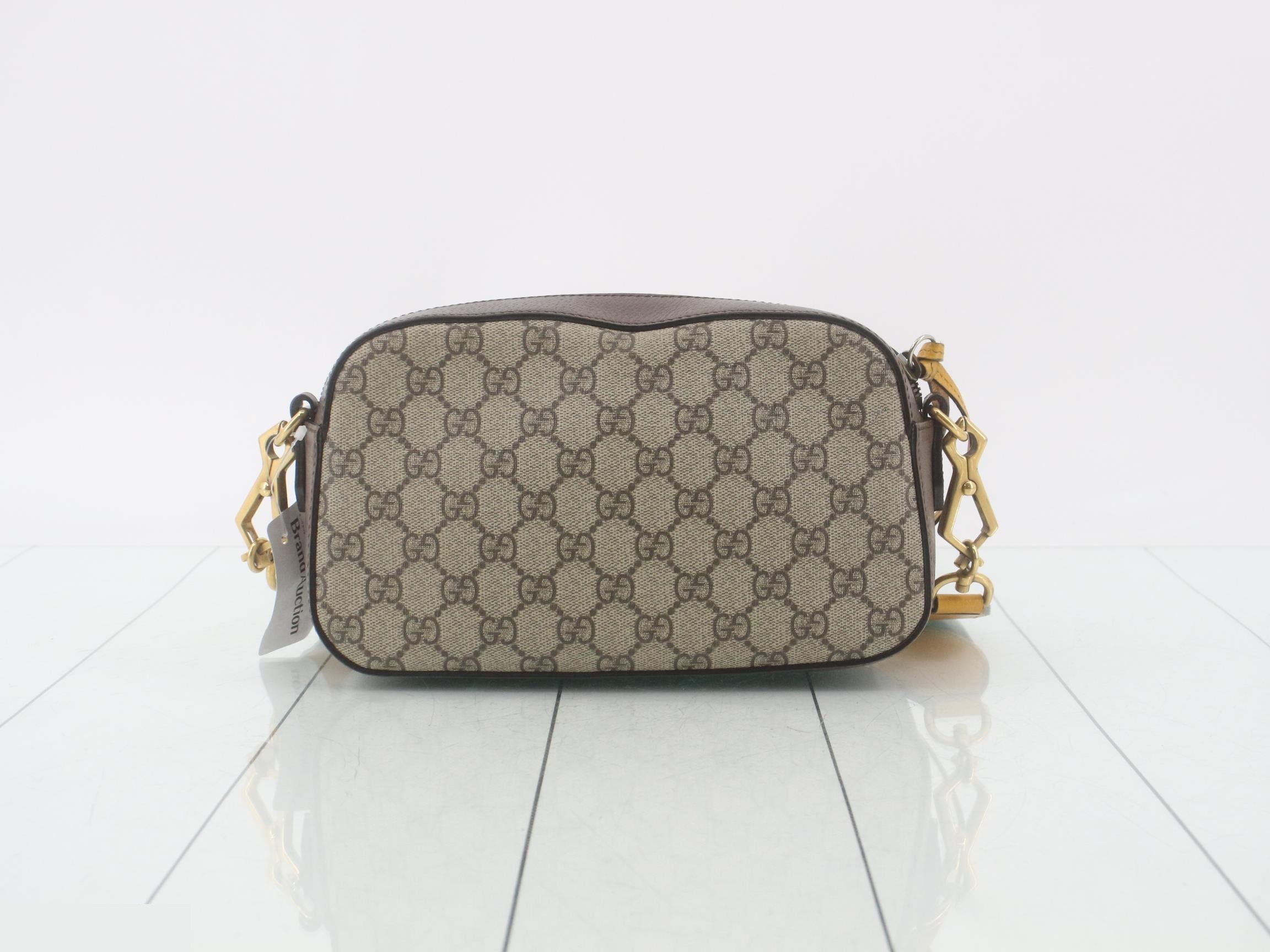 GG Supreme Leather Tiger Head Shoulder Bag — view 2