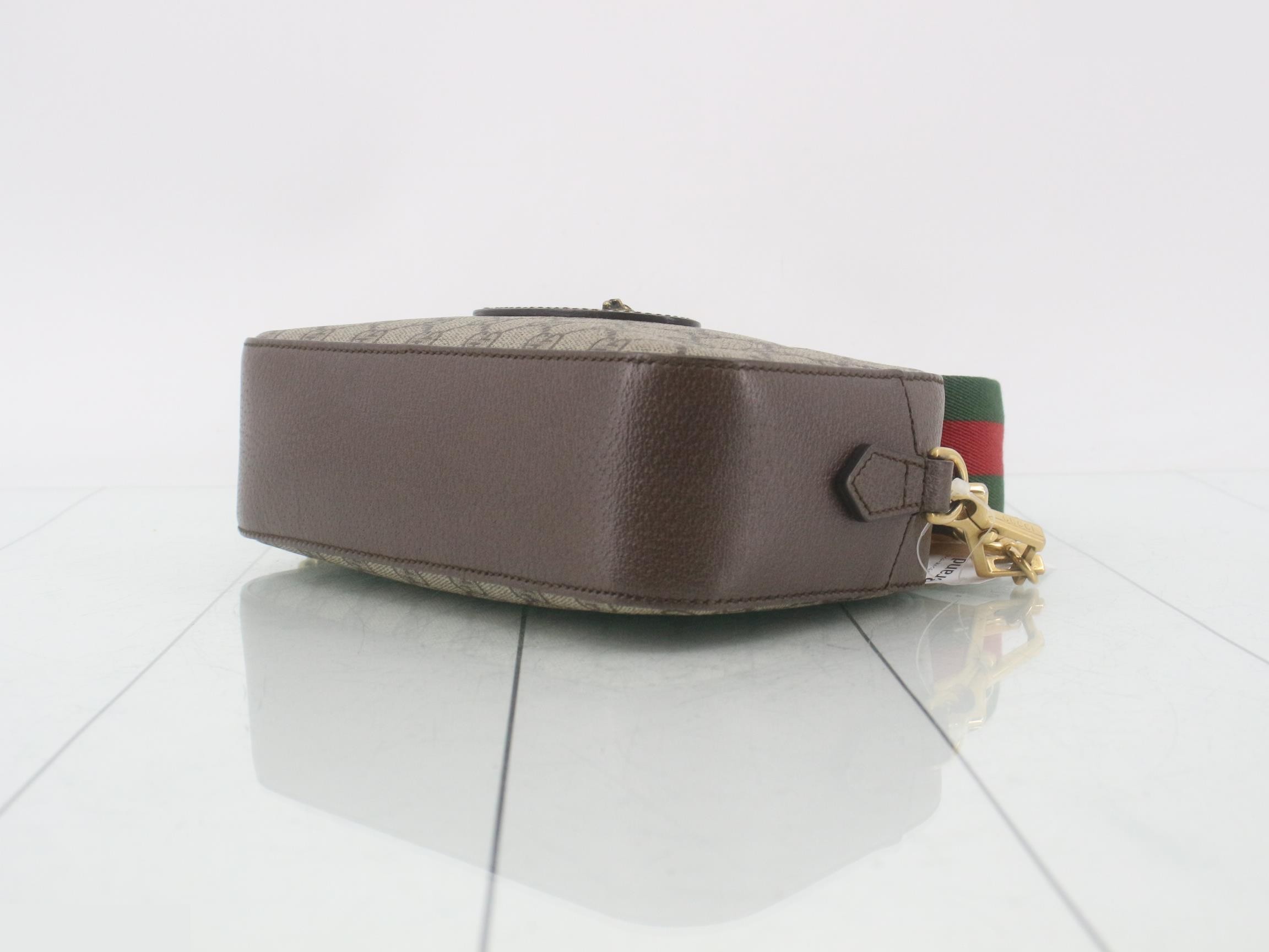 GG Supreme Leather Tiger Head Shoulder Bag — view 6