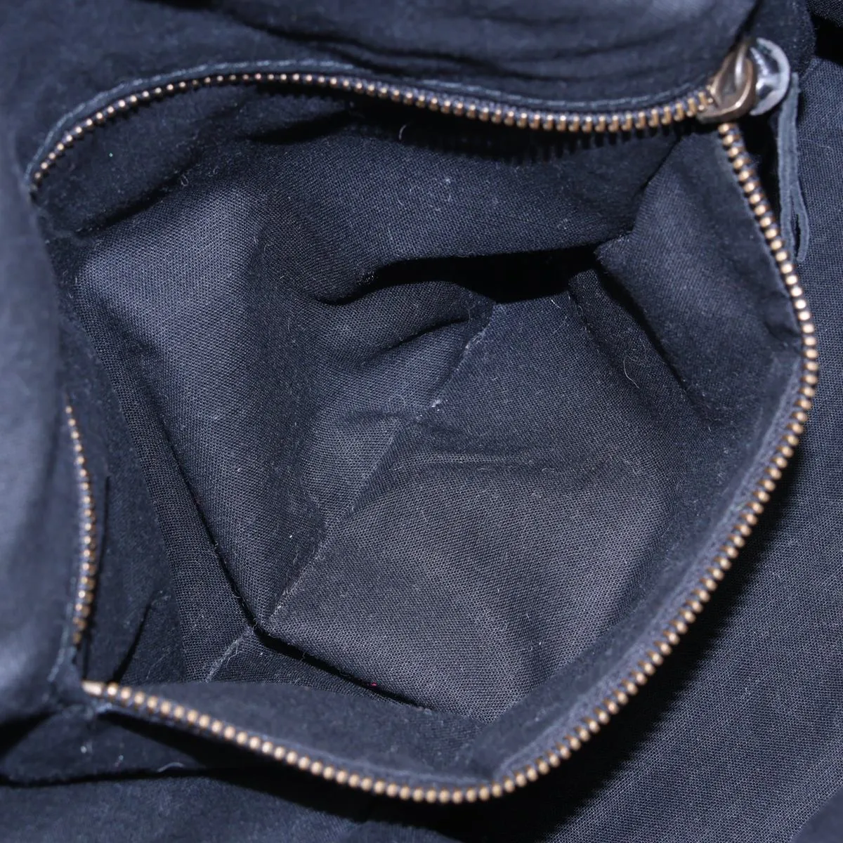 Leather 2-Way Handbag, Black, 278195, with Mirror — view 9