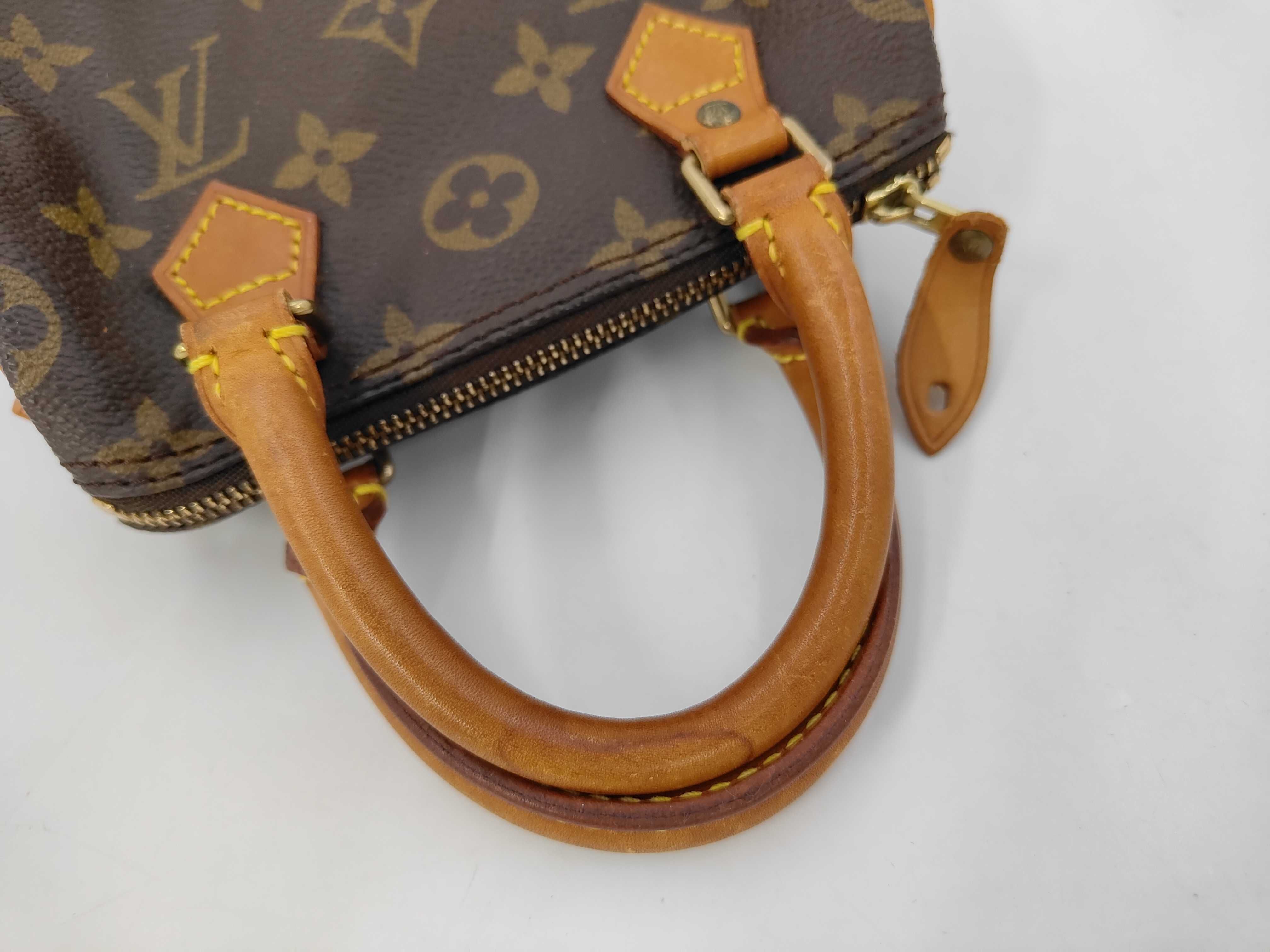 Monogram Louis Vuitton Monogram Mini Speedy TH0976 Handbag — view 5