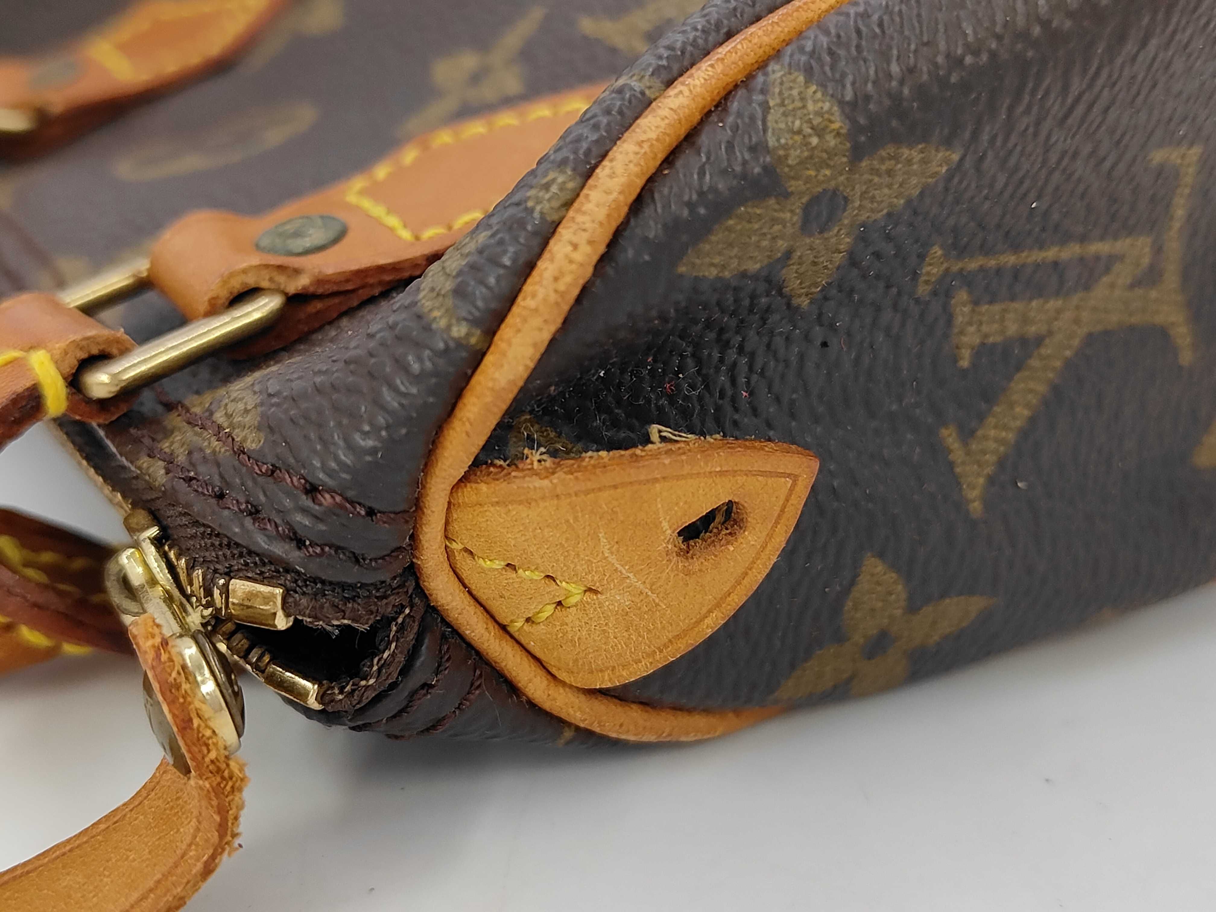 Monogram Louis Vuitton Monogram Mini Speedy TH0976 Handbag — view 9