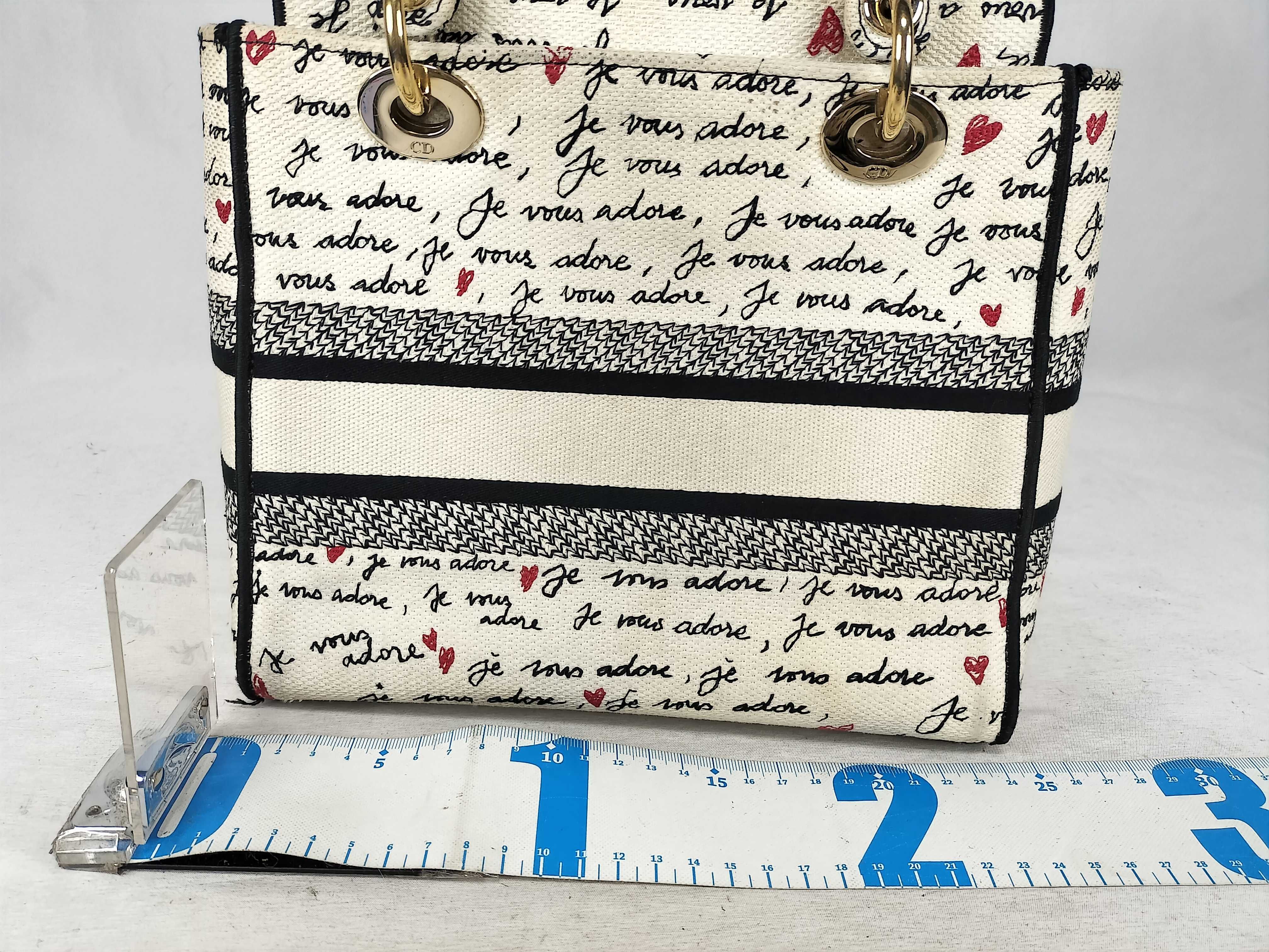 Lady D-Lite Embroidery 2-Way Bag with Strap - Handbag — view 2