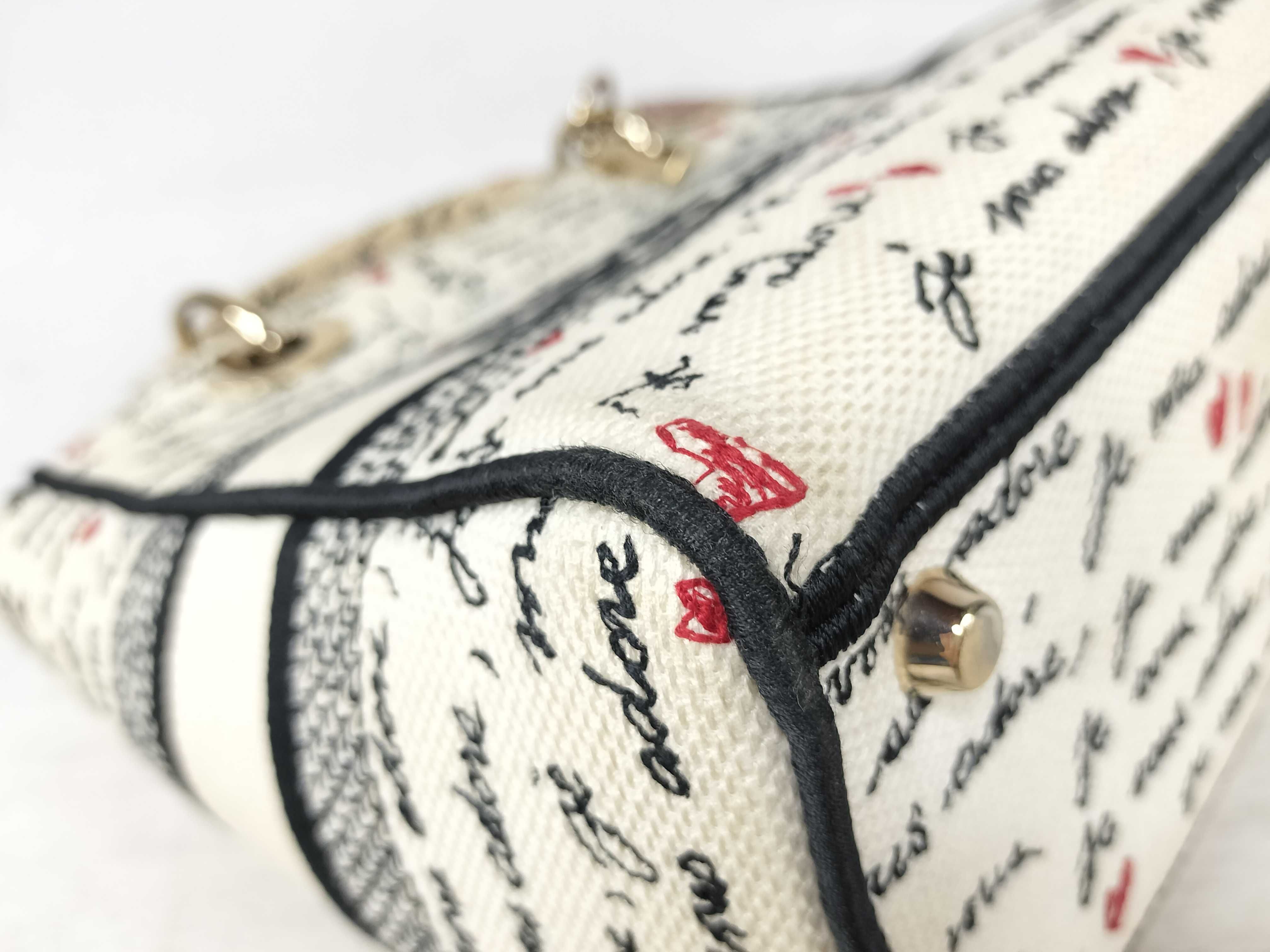 Lady D-Lite Embroidery 2-Way Bag with Strap - Handbag — view 6