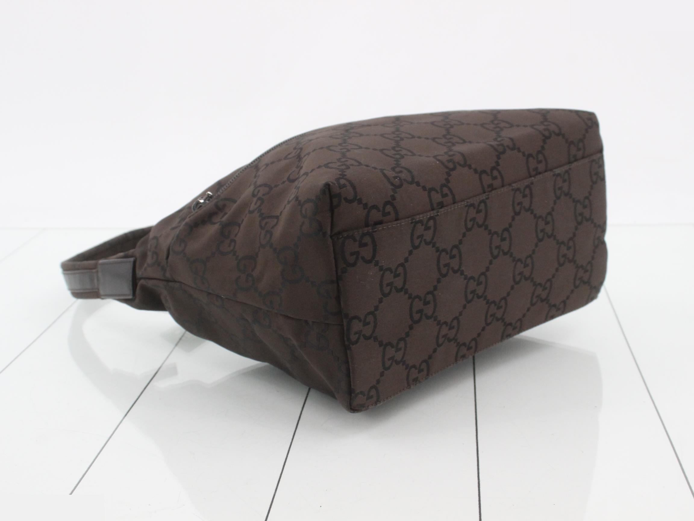 GG One-Shoulder Bag, Brown — view 5