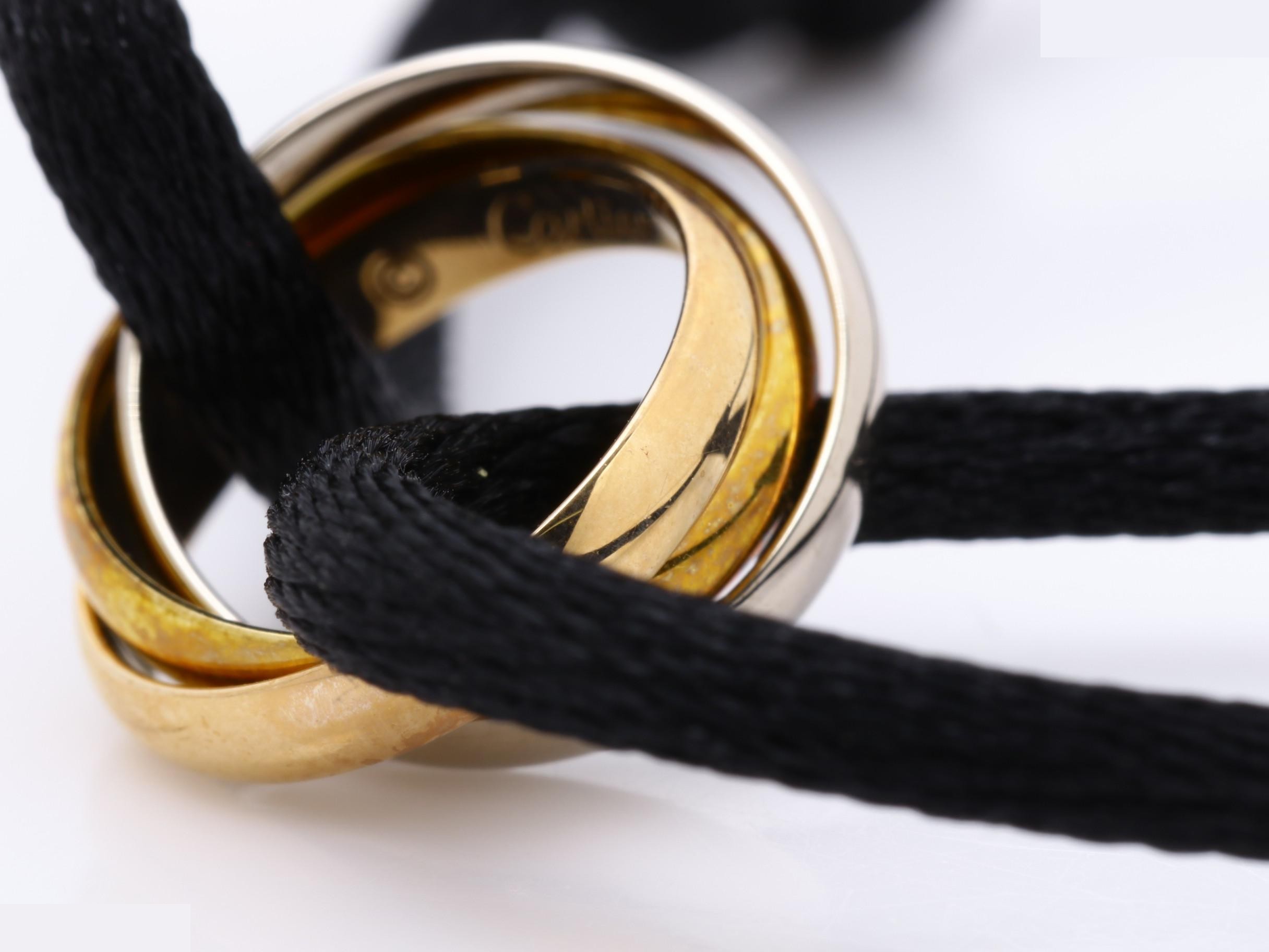 Trinity Cord Bracelet, 750 series, 2.9g, wrist circumference approximately 19cm — view 3