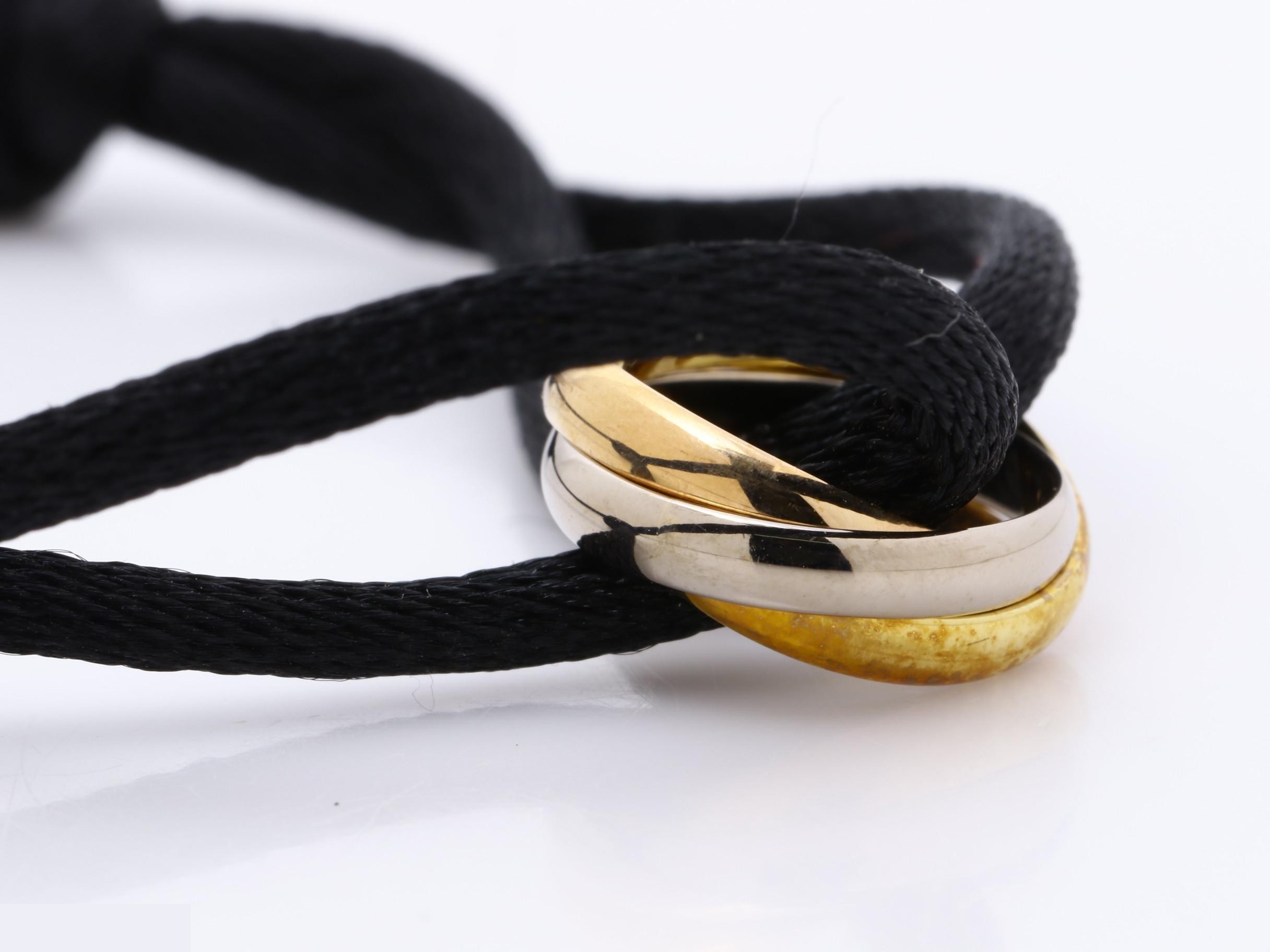 Trinity Cord Bracelet, 750 series, 2.9g, wrist circumference approximately 19cm — view 5