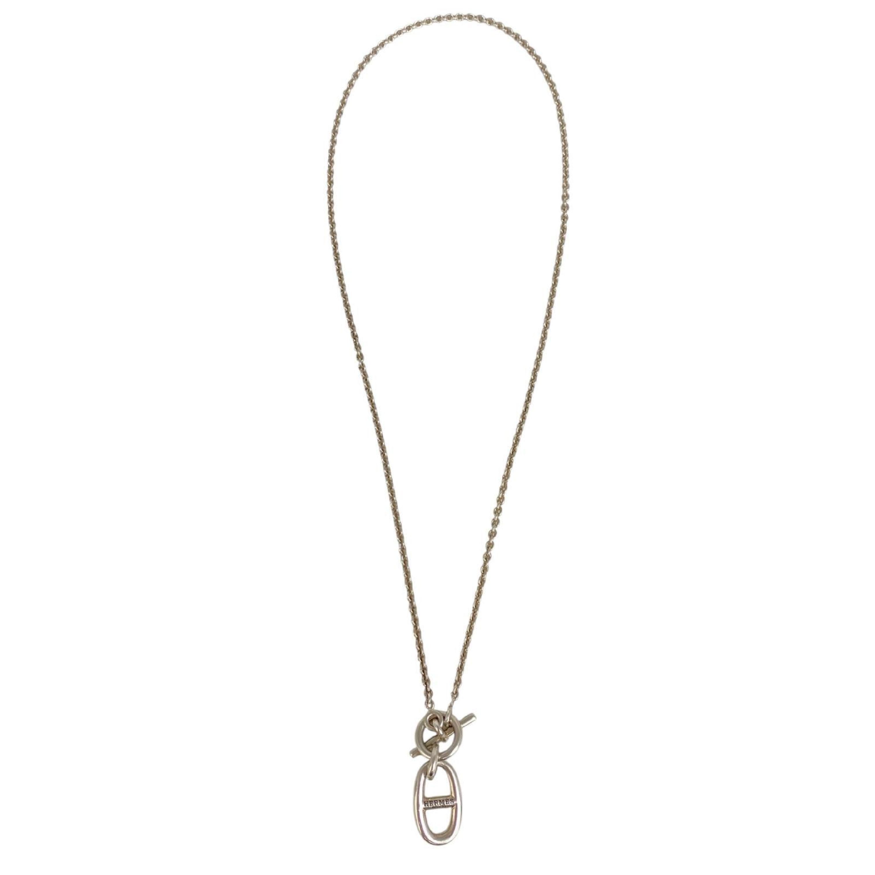 【*Shipped from: Hong Kong*】HERMES ( ) Sterling Silver 925 Chaine d'Ancre Necklace — view 4