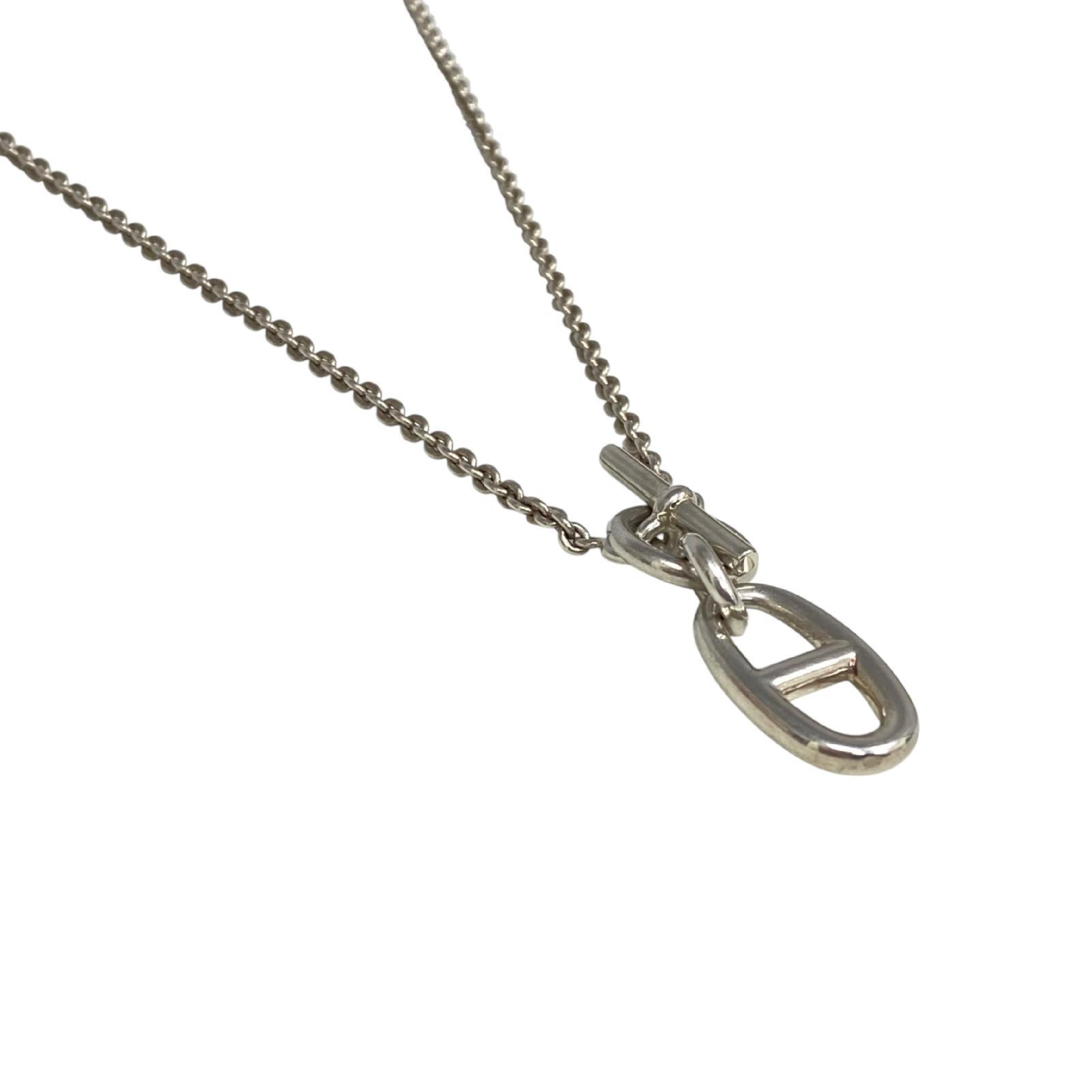 【*Shipped from: Hong Kong*】HERMES ( ) Sterling Silver 925 Chaine d'Ancre Necklace — view 5