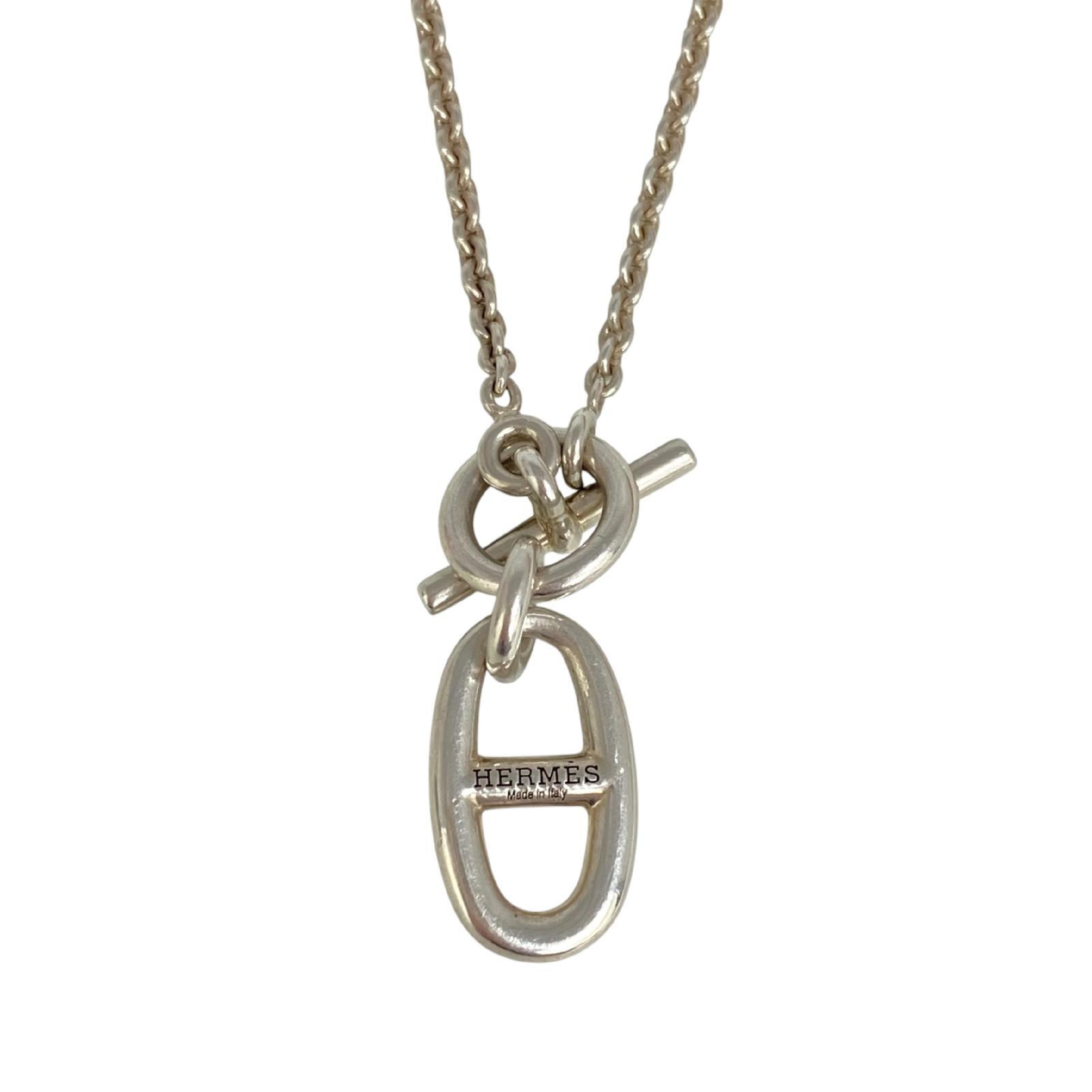 【*Shipped from: Hong Kong*】HERMES ( ) Sterling Silver 925 Chaine d'Ancre Necklace — view 7