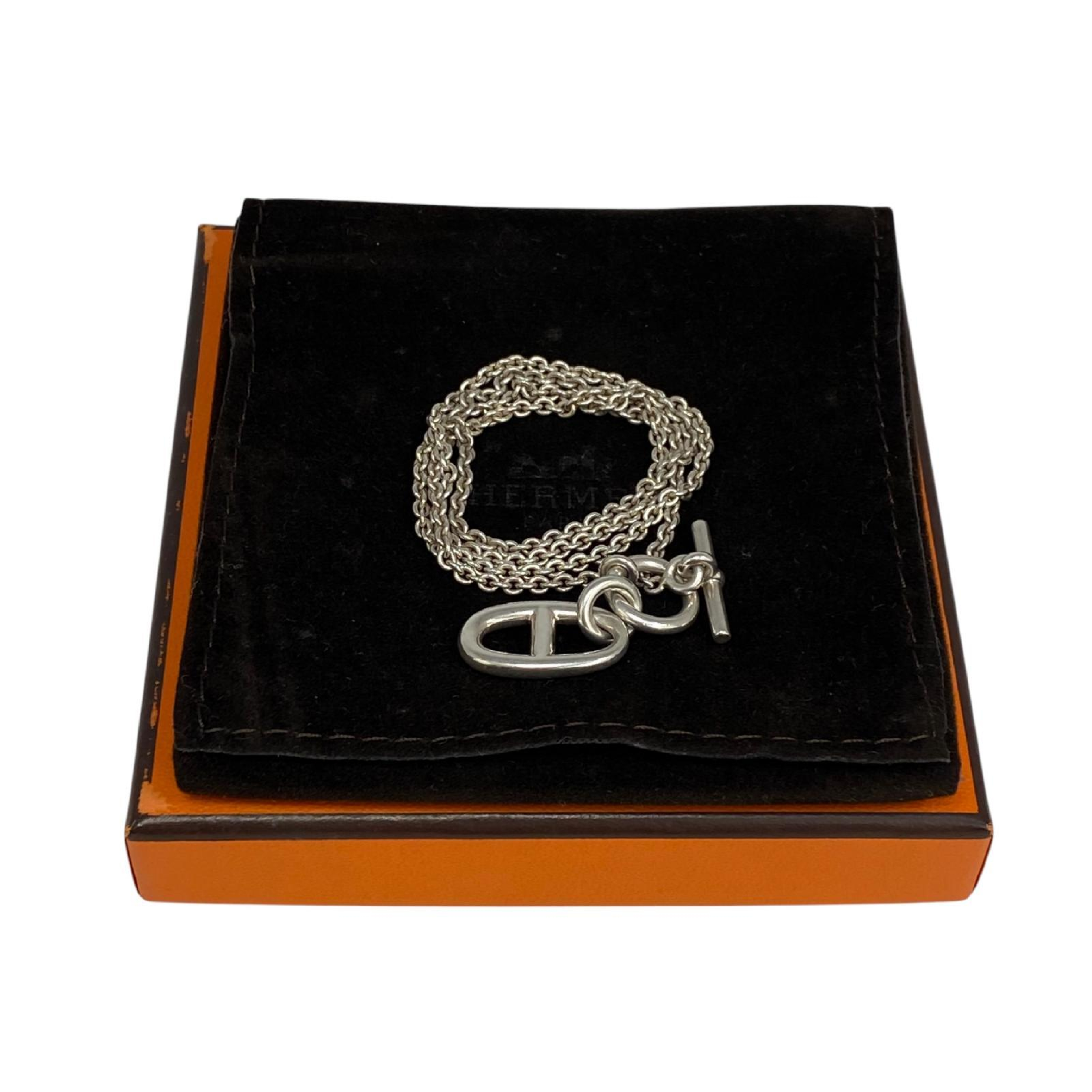 【*Shipped from: Hong Kong*】HERMES ( ) Sterling Silver 925 Chaine d'Ancre Necklace — view 9