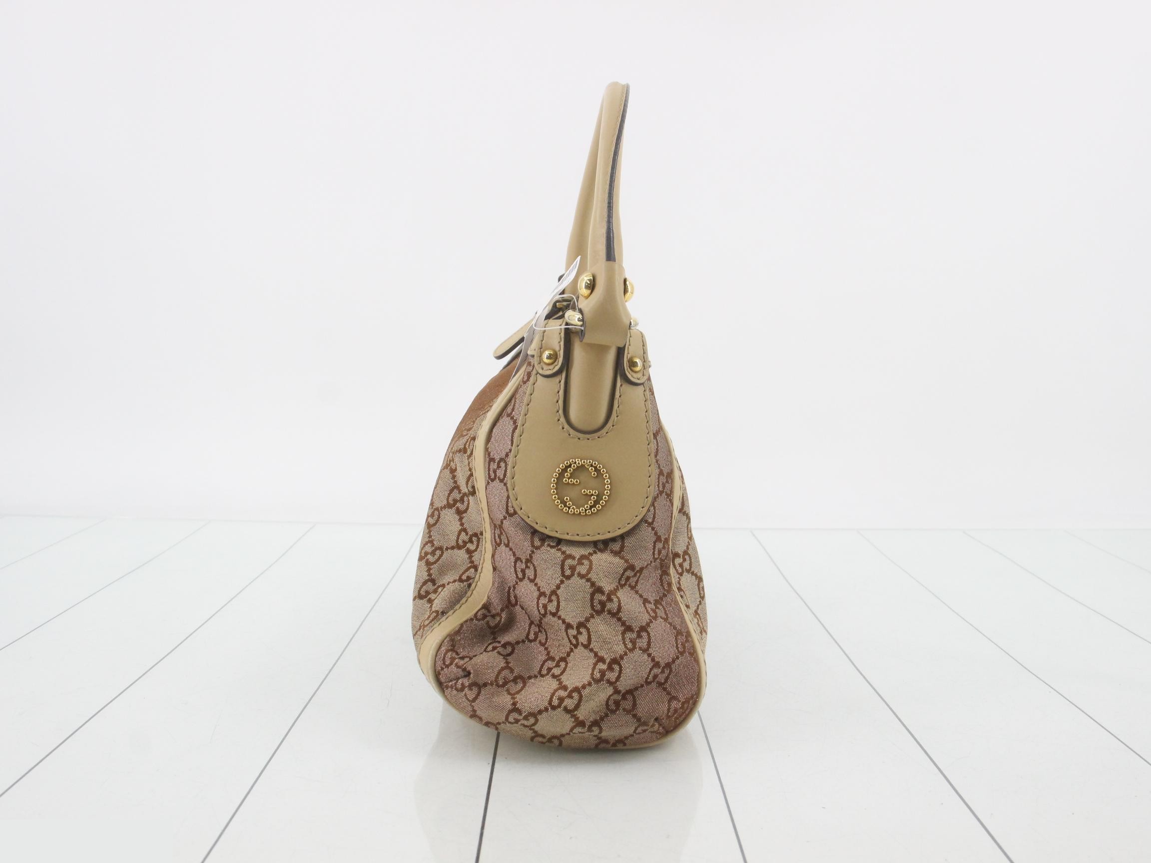 GG Canvas Interlocking Shoulder Bag — view 3