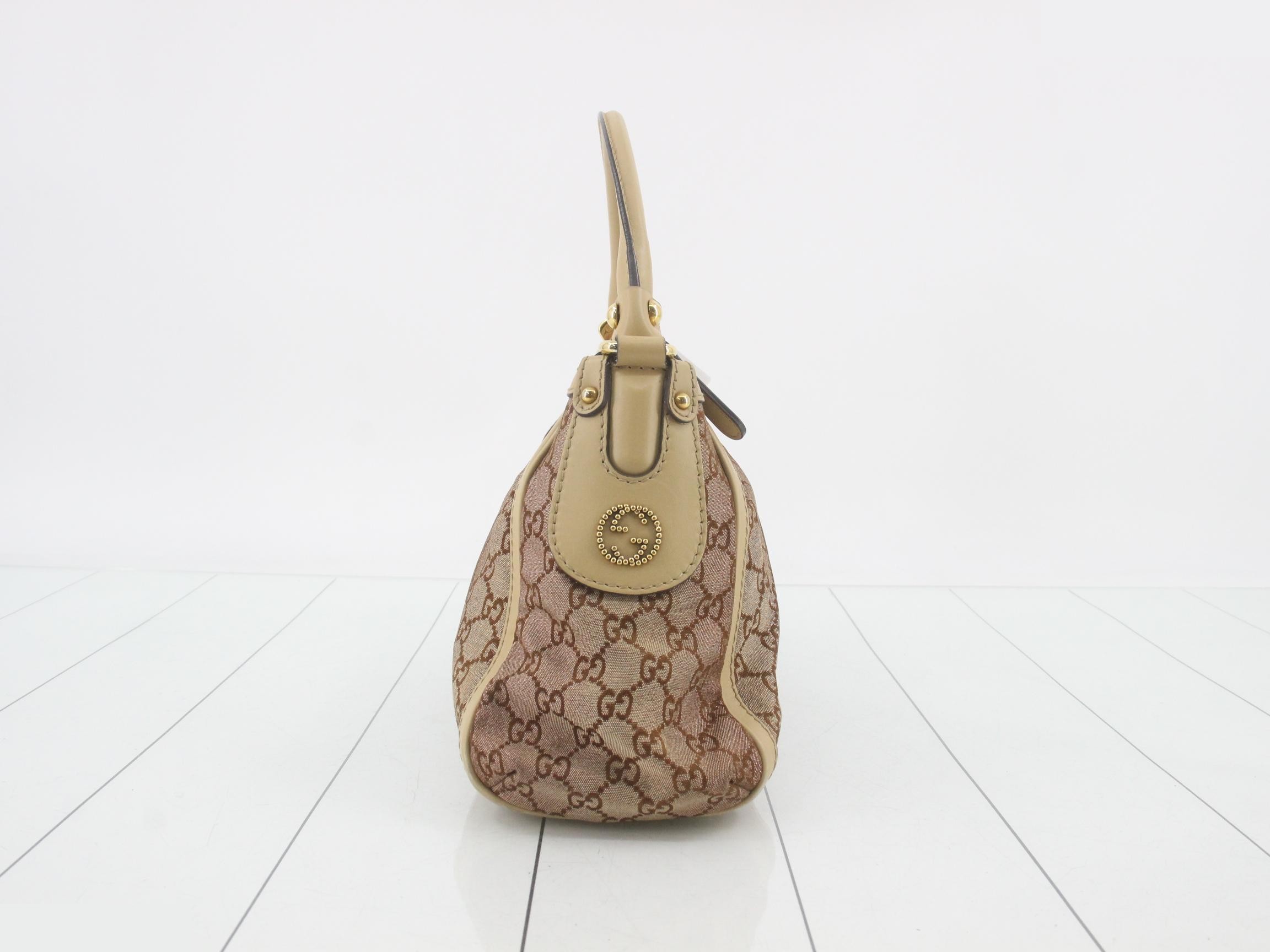 GG Canvas Interlocking Shoulder Bag — view 4
