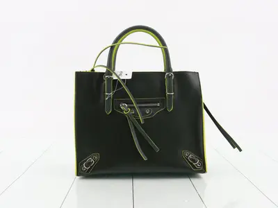 Paper Leather 2-Way Handbag