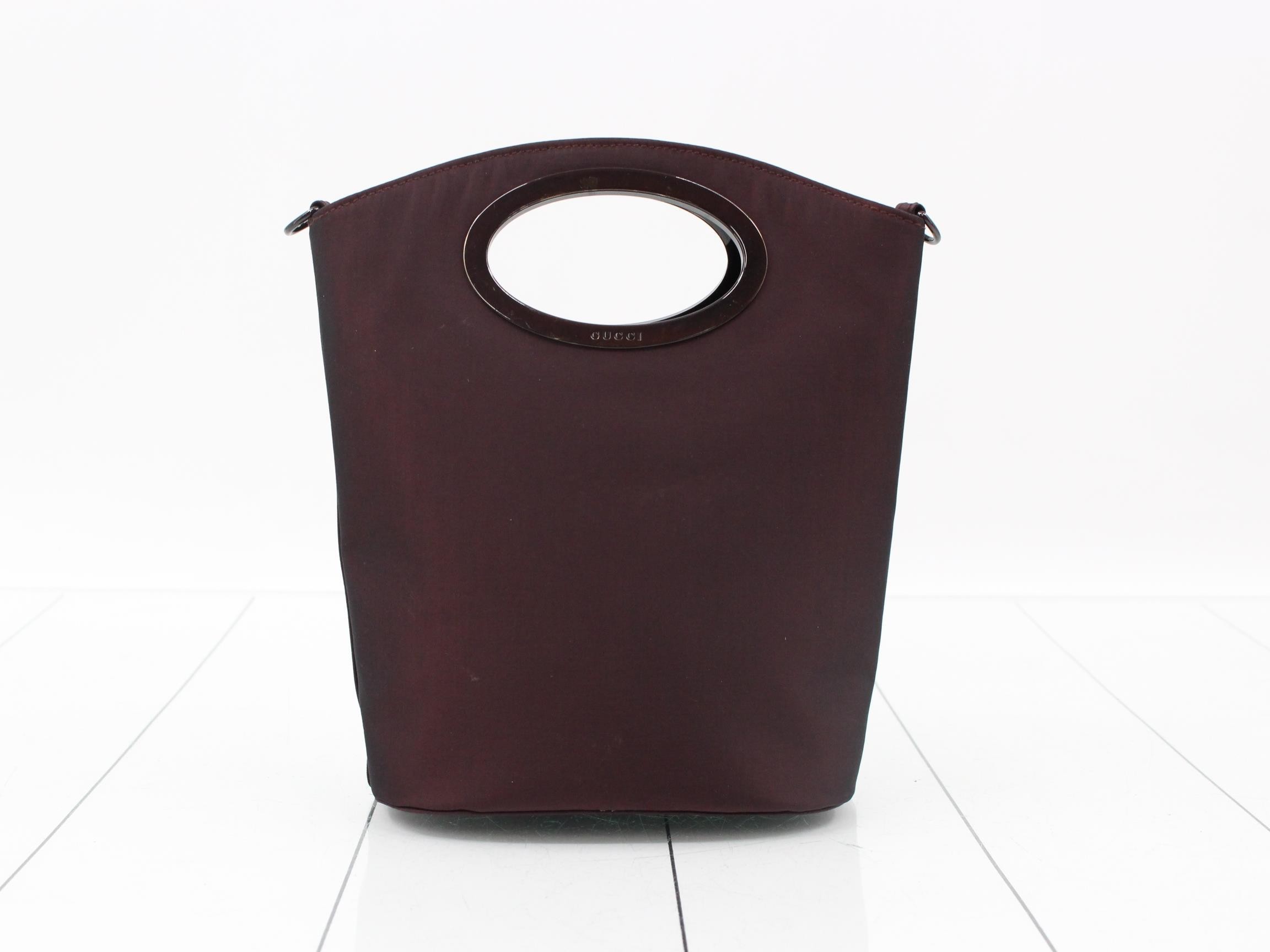 Satin 2-Way Handbag with Shoulder Strap — view 2