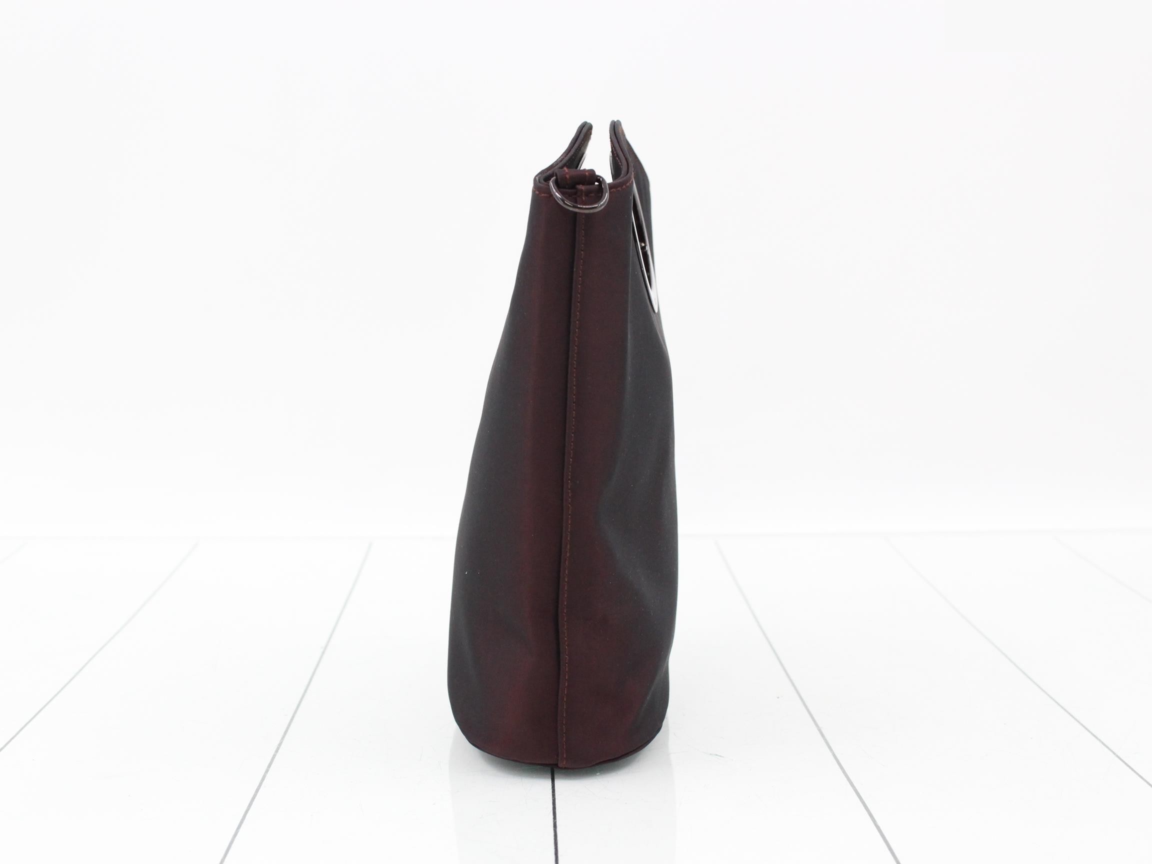 Satin 2-Way Handbag with Shoulder Strap — view 4