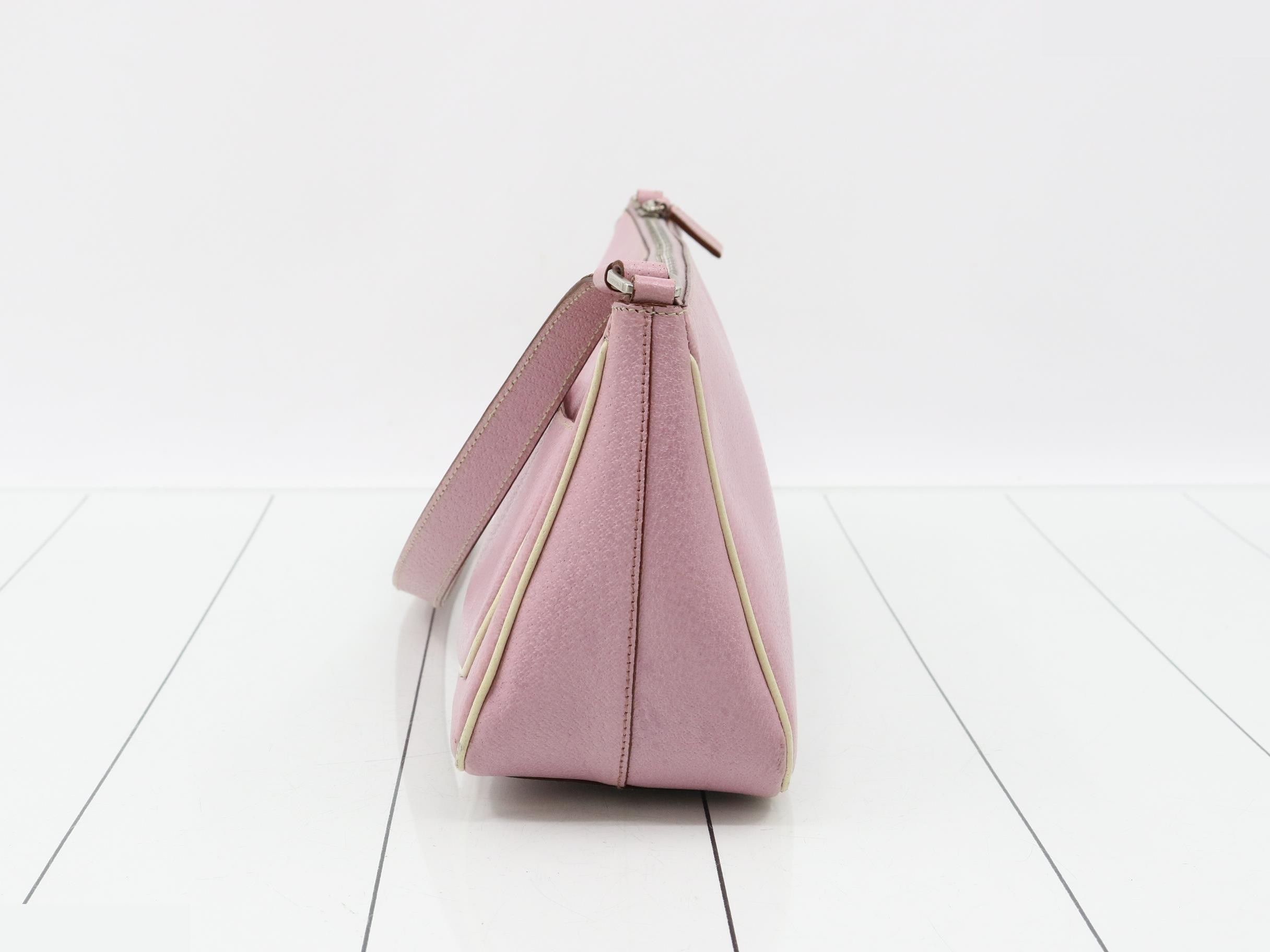 Archive Petalo Cinghiale Leather Embossed Logo Satin — view 3