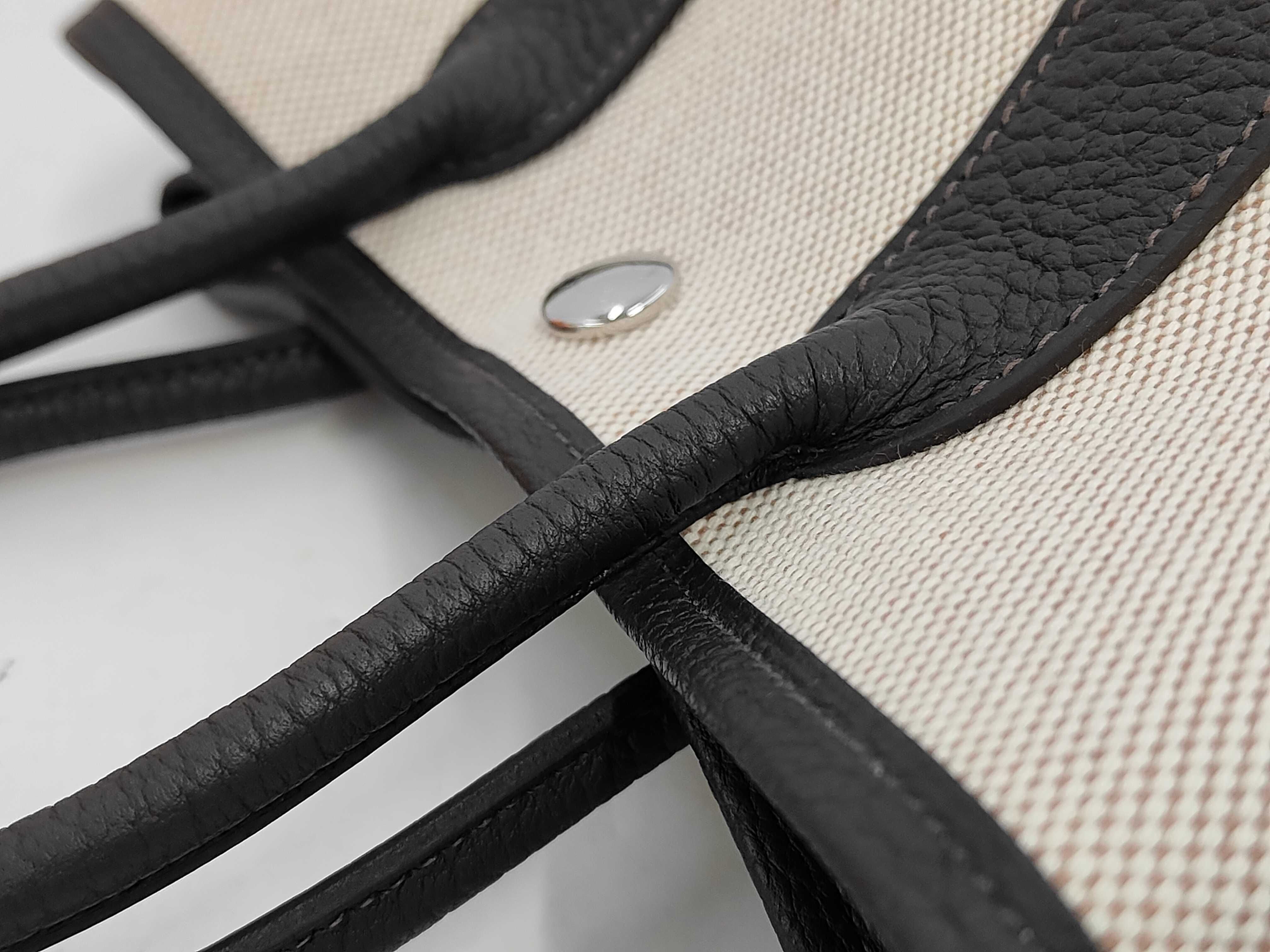 Neo Garden 23 Beblanc/Ecru x Toile H/Negonda x Silver Hardware x K Stamp Handbag — view 5