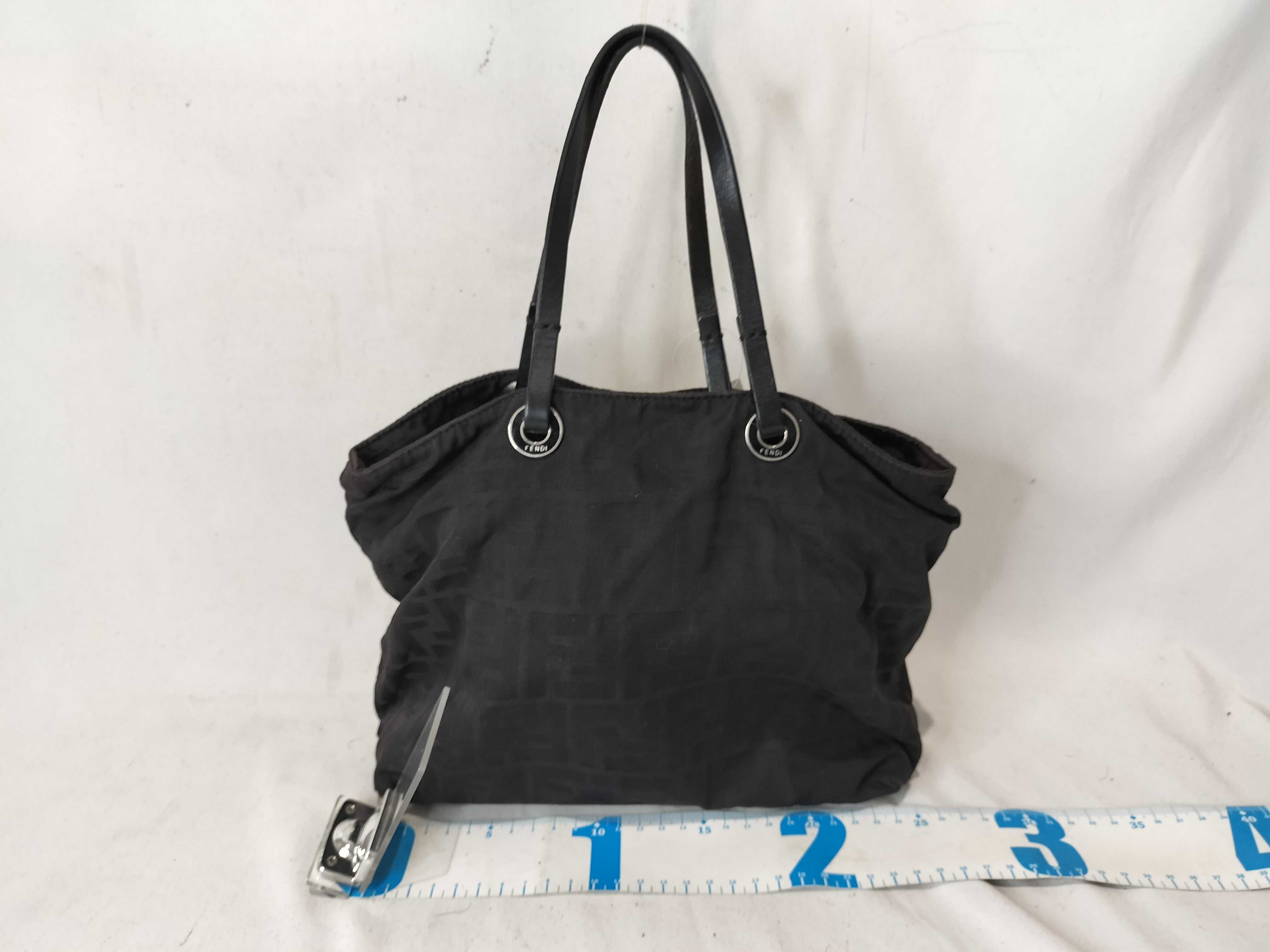 Zucca pattern black handbag — view 2